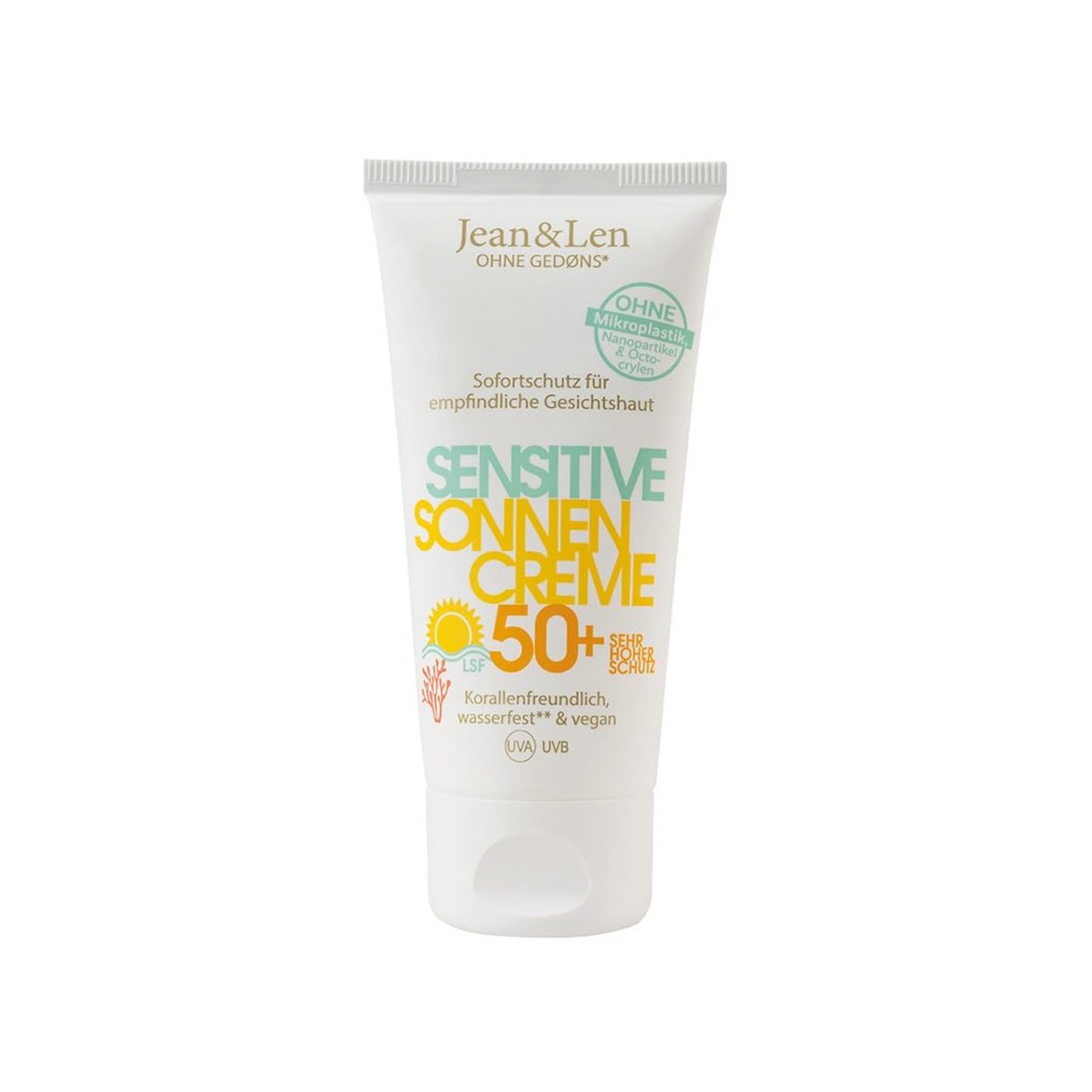 Jean&Len Philosophie Sensitiv Sonnencreme Gesicht LSF 50+ 50ml