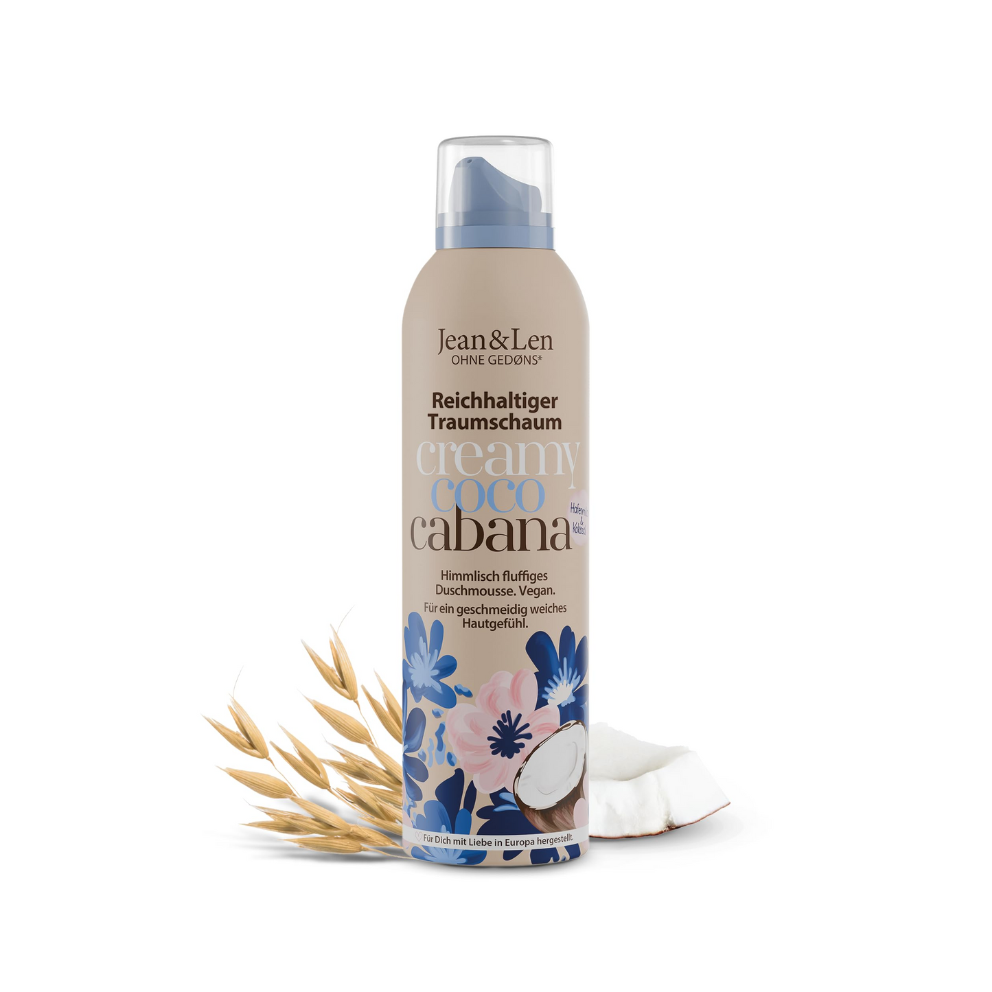 Jean&Len Duschgel Reichhaltiger Traumschaum Kokos&Hafermilch 200ml