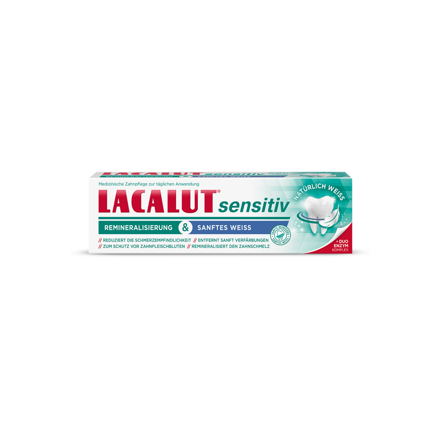 Lacalut Sensitiv Zahncreme Reminalisierung&Sanftes Weiss 75ml