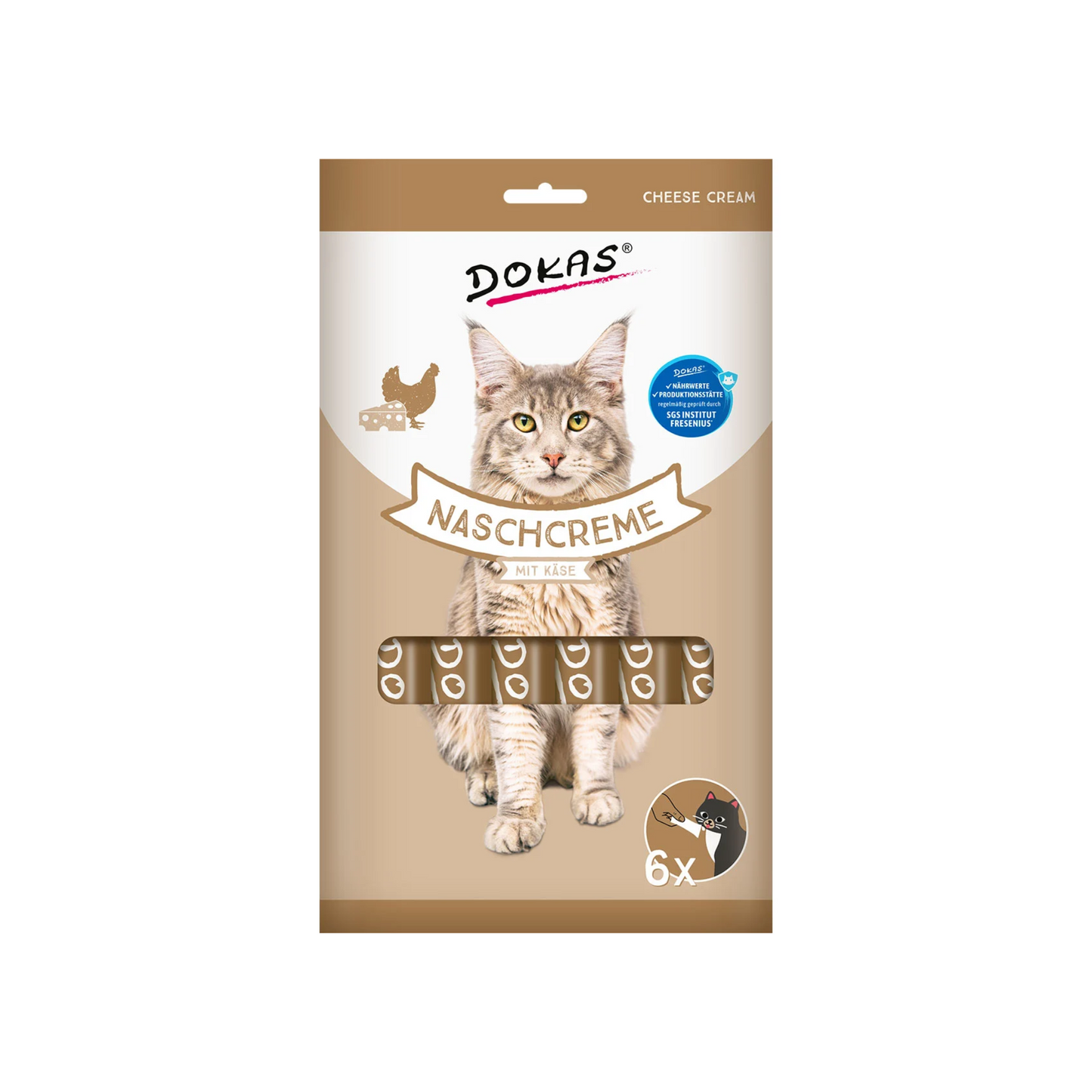 Dokas Nasch-Creme mit Käse 90g