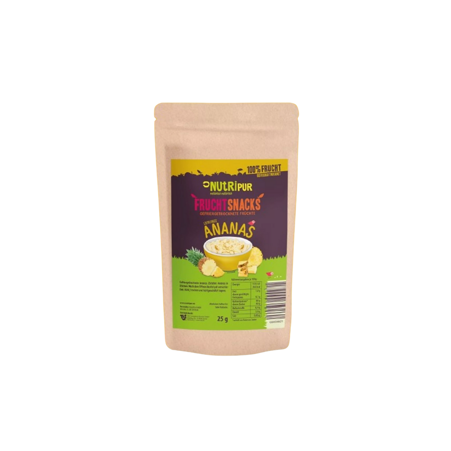 FruchtSnacks Ananas Bits 25g