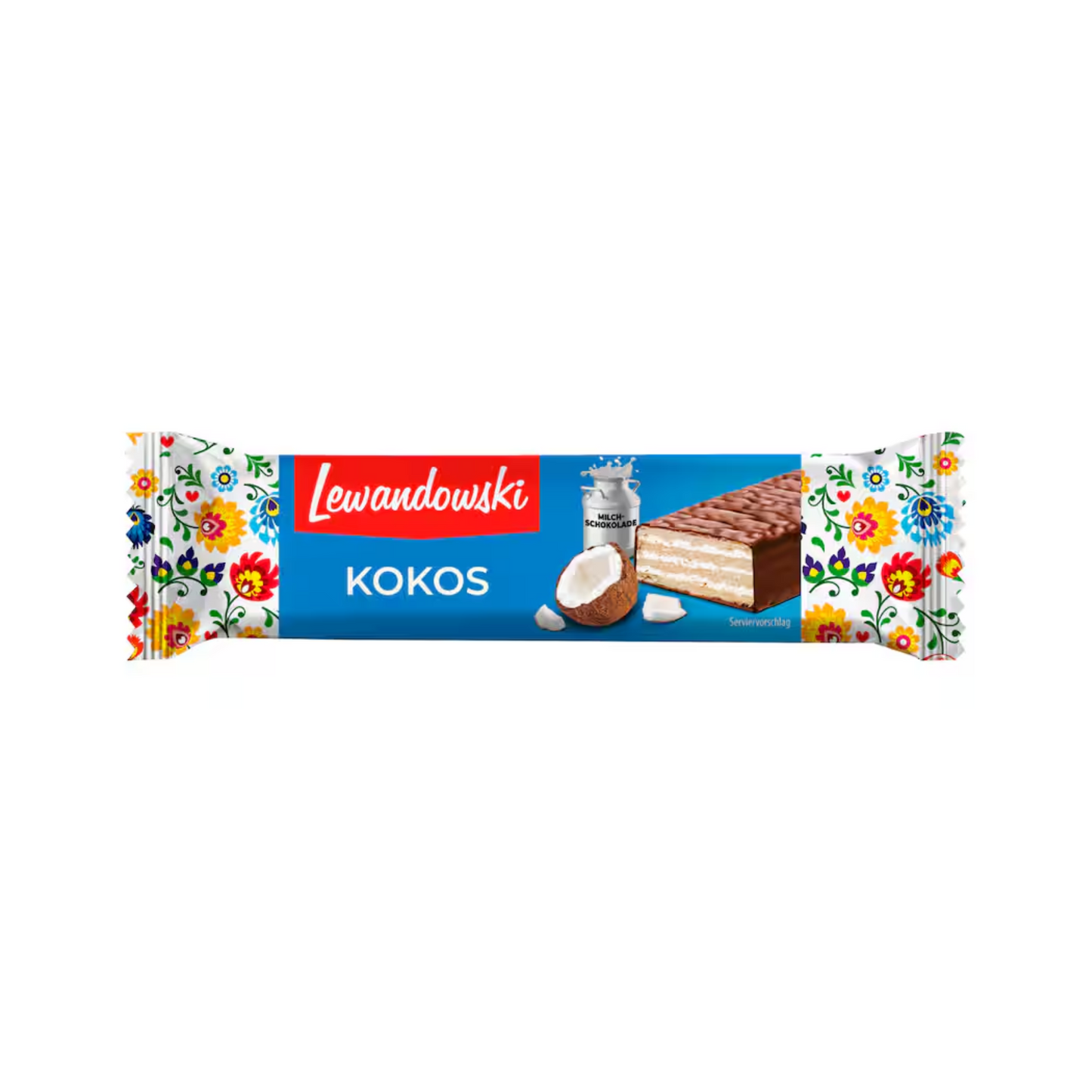 Lewandowski Waffelriegel Kokos 45g