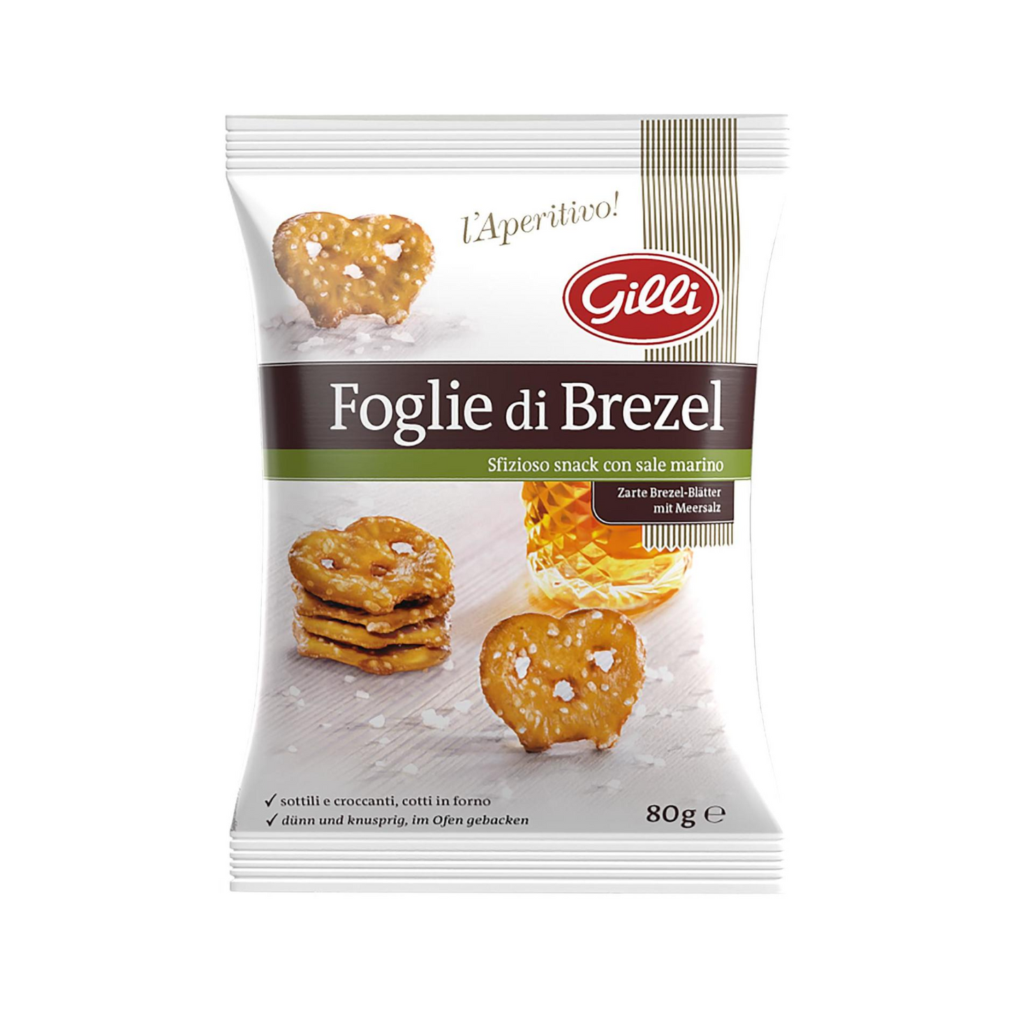Gilli Foglie di Brezel Klassik 80g