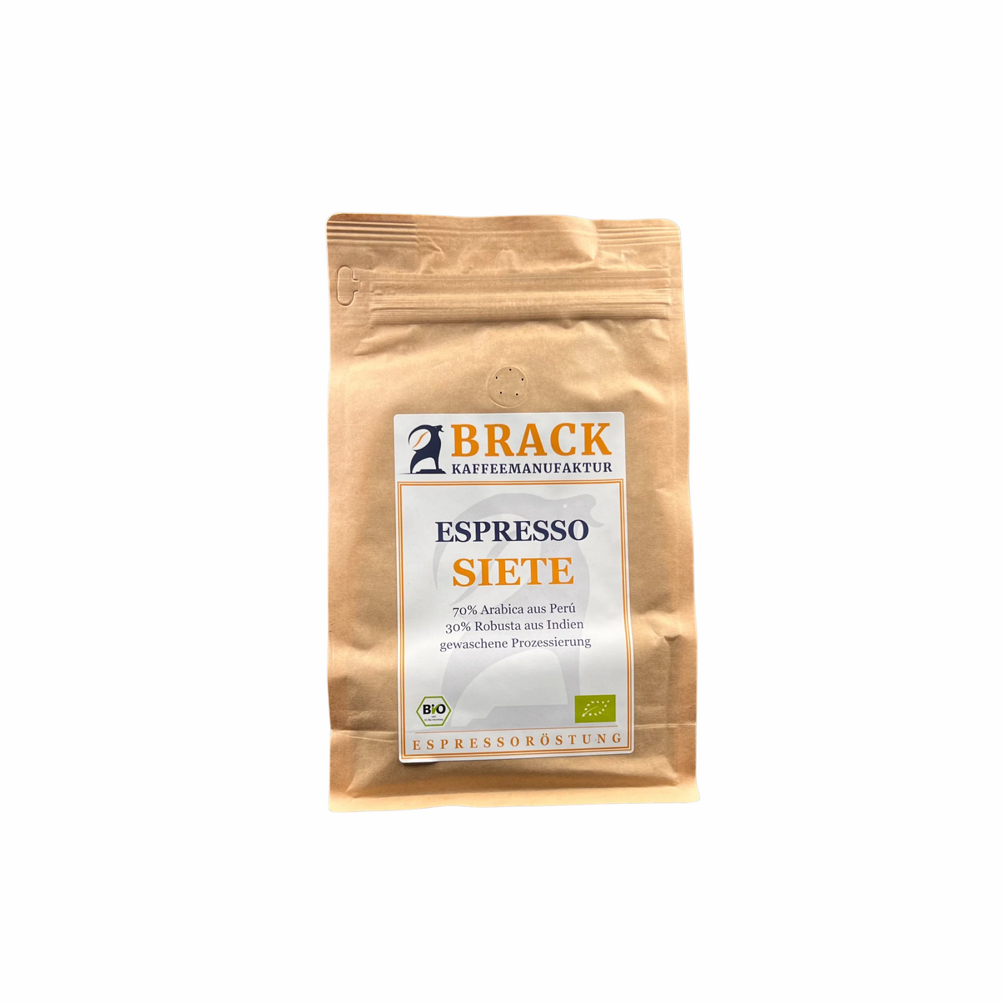 Bio Brack Espresso Siete gemahlen 500g