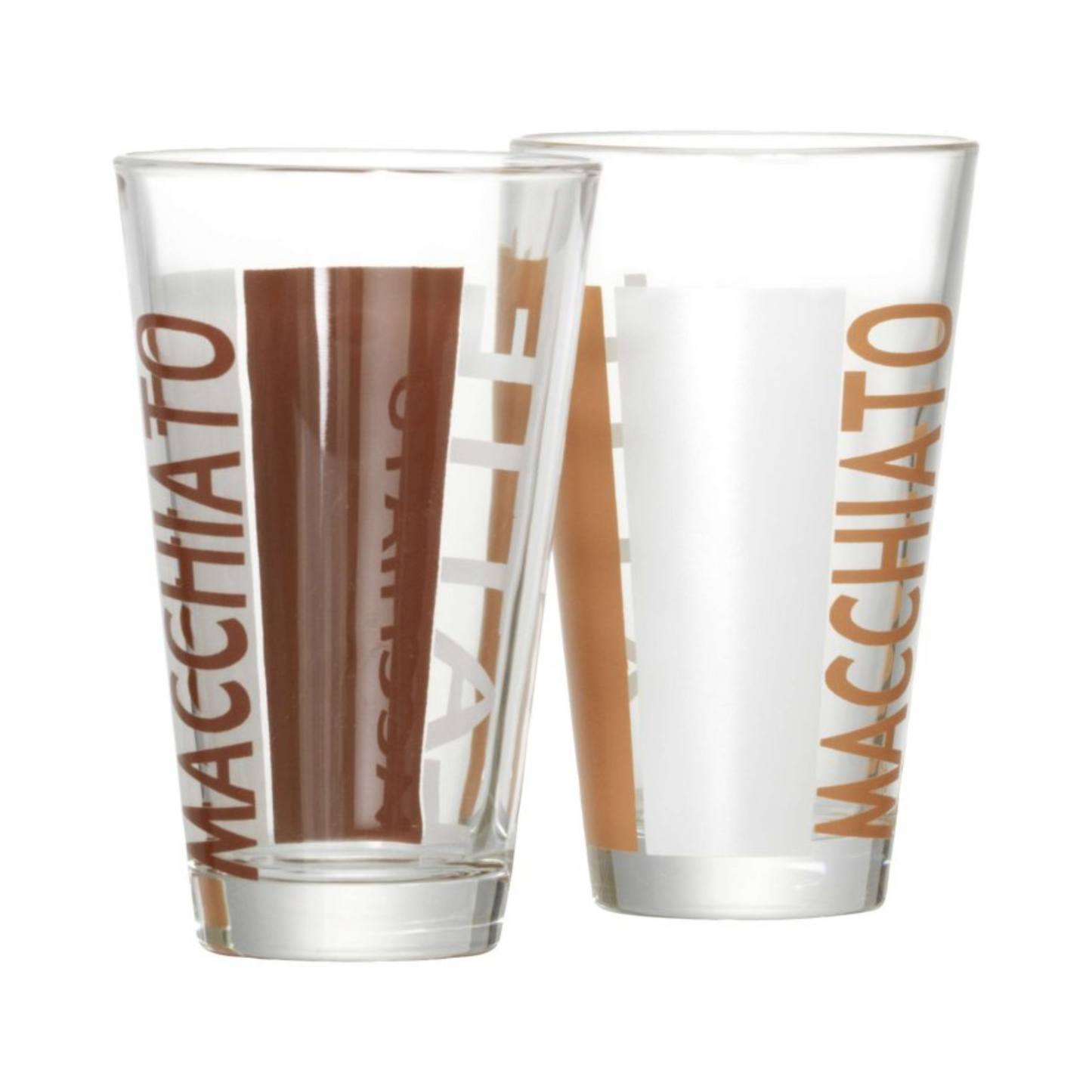R&B Latte Macchiato rund braun 8x13cm 330ml