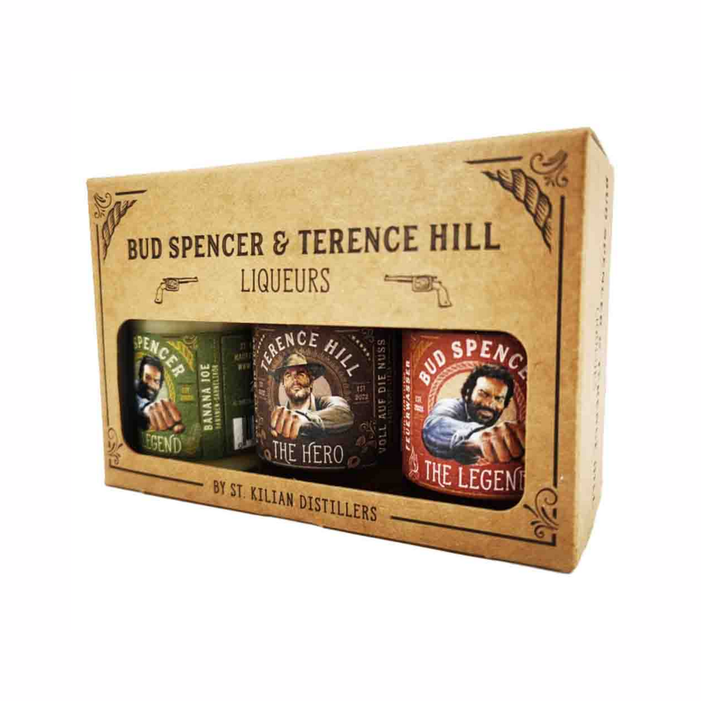 St.Kilian Bud & Terence Likör Box Minis 25% 3x0,05l
