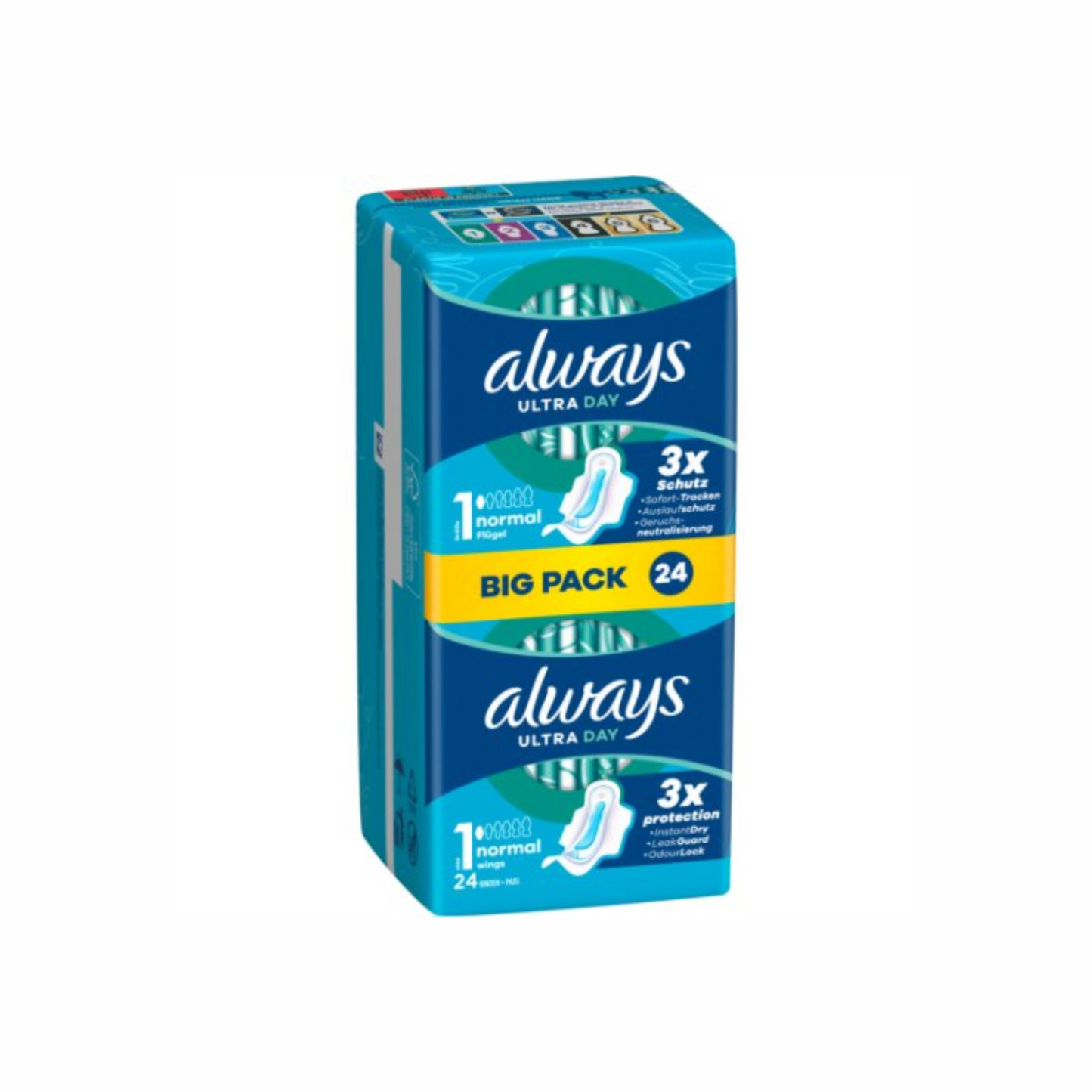 Always Ultra Damenbinden Normal mit Flügeln Big Pack 24ST