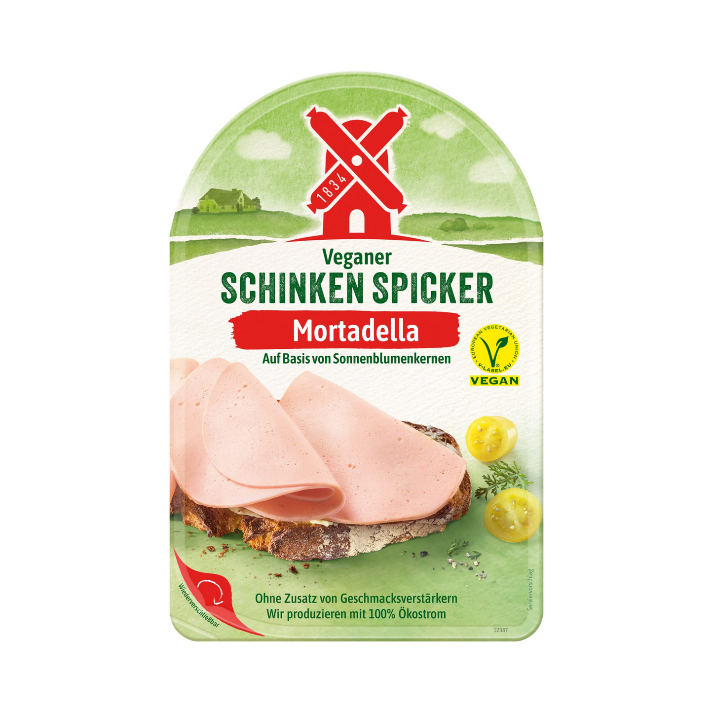 Rügenwalder Mühle Veganer Schinken Spicker Mortadella 80g