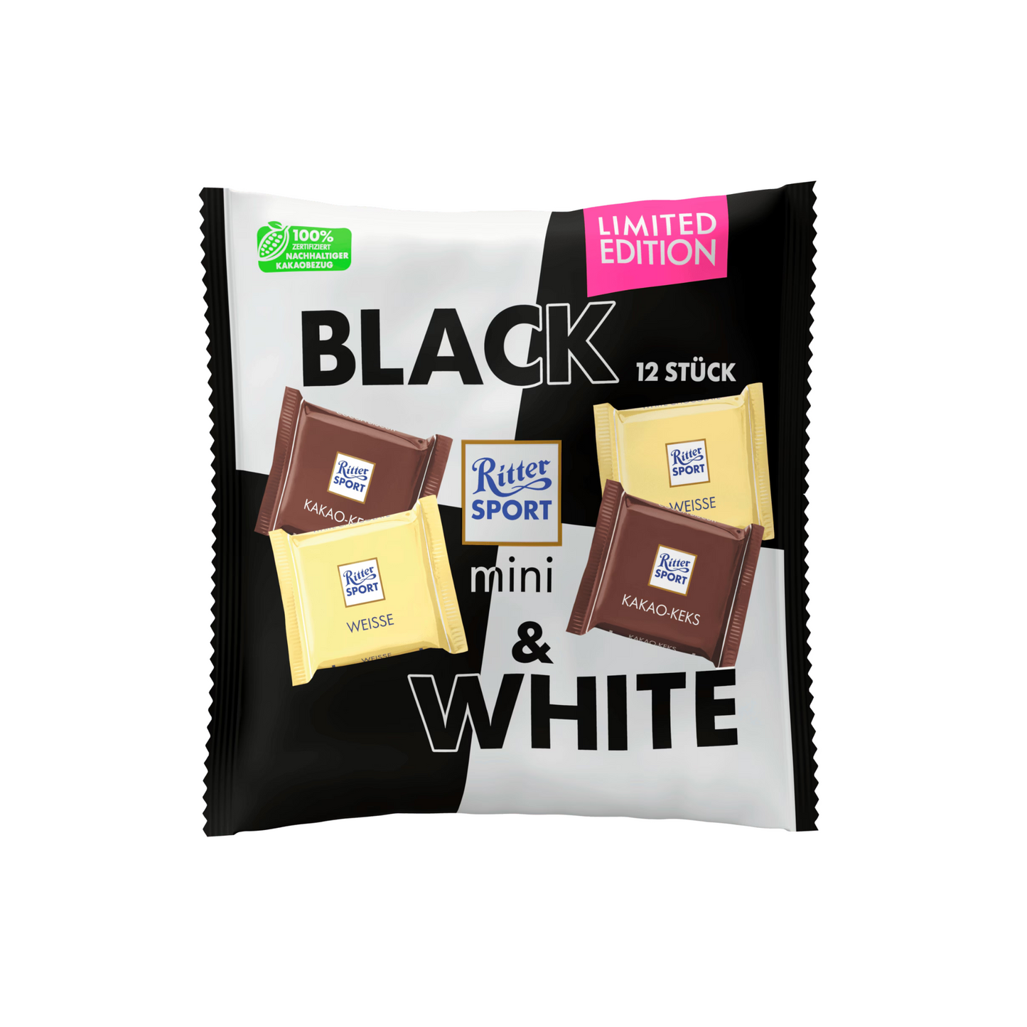 Ritter Sport Mini Black&White 12ST 200g