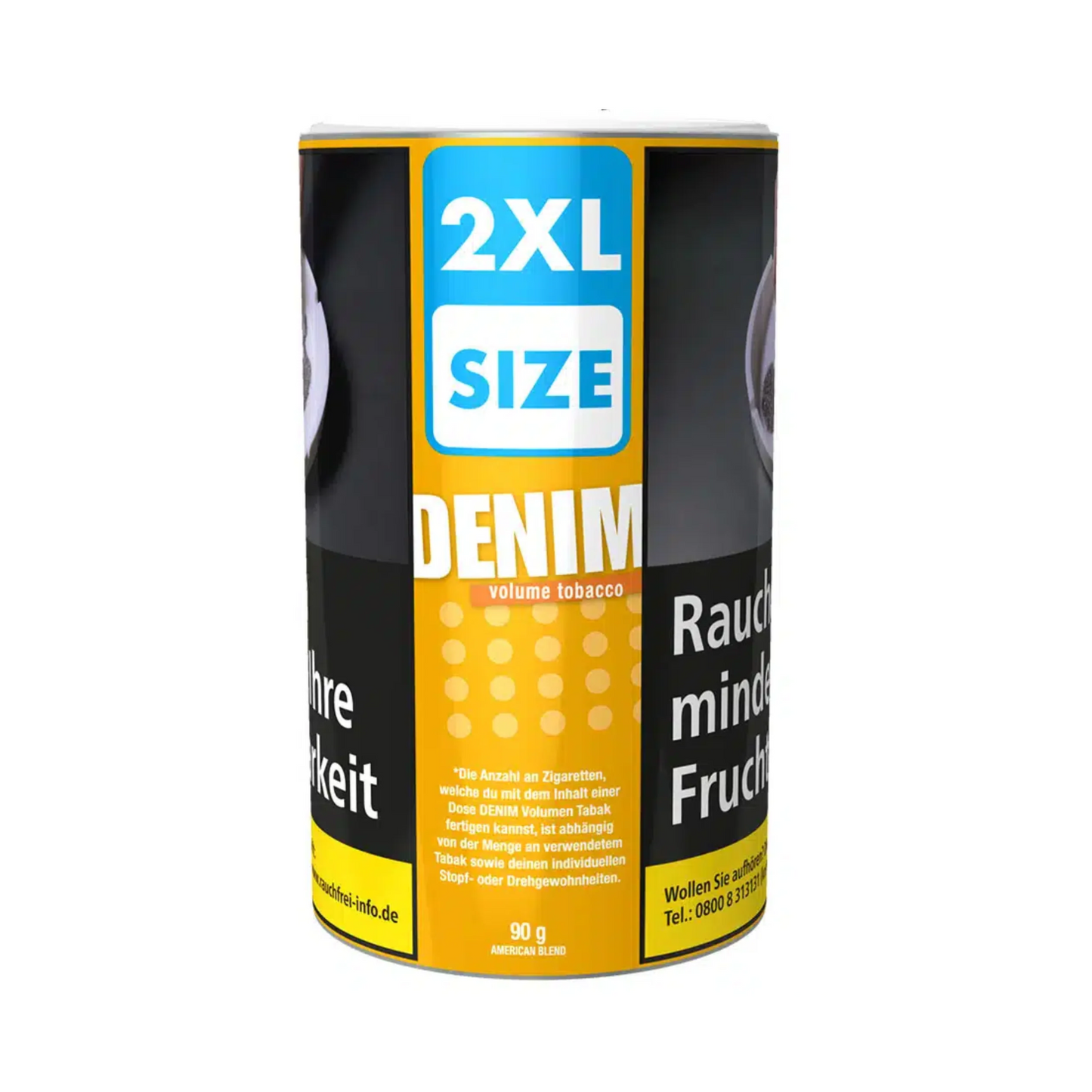 Denim Volumen Tabak 2XL-Size Feinschnitt Dose 90g 17,50
