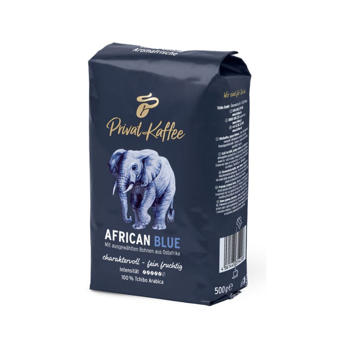 TCM Privat Kaffee African Blue ganze Bohne 500g