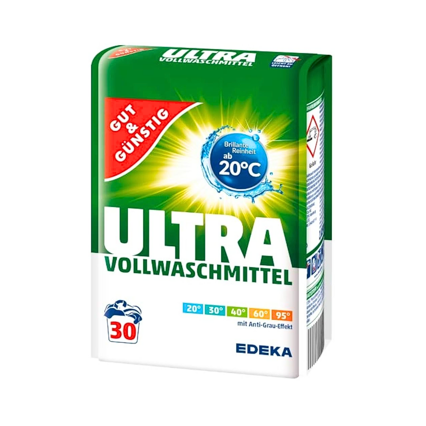 GUT&GÜNSTIG Vollwaschmittel Ultra Pulver 30WL 2,025kg
