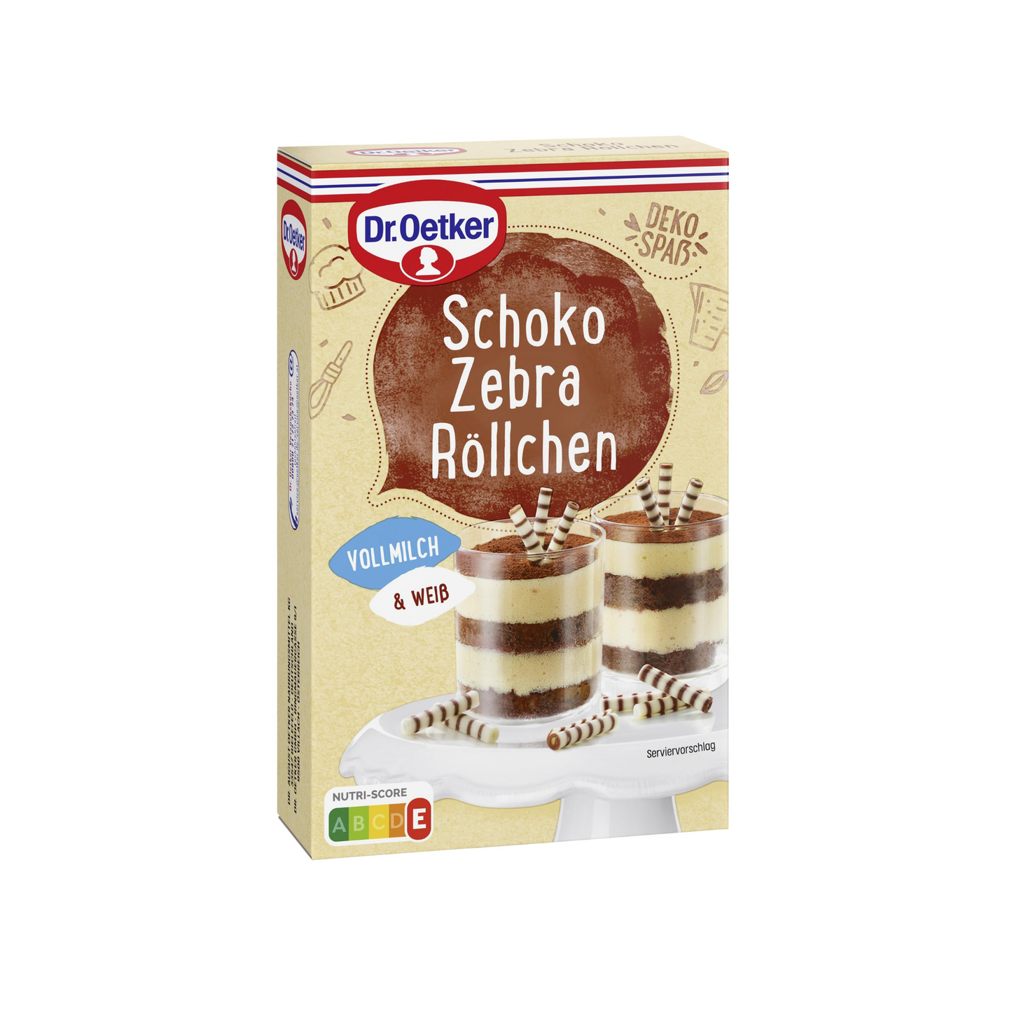 Dr.Oetker Schoko Zebraröllchen 75g