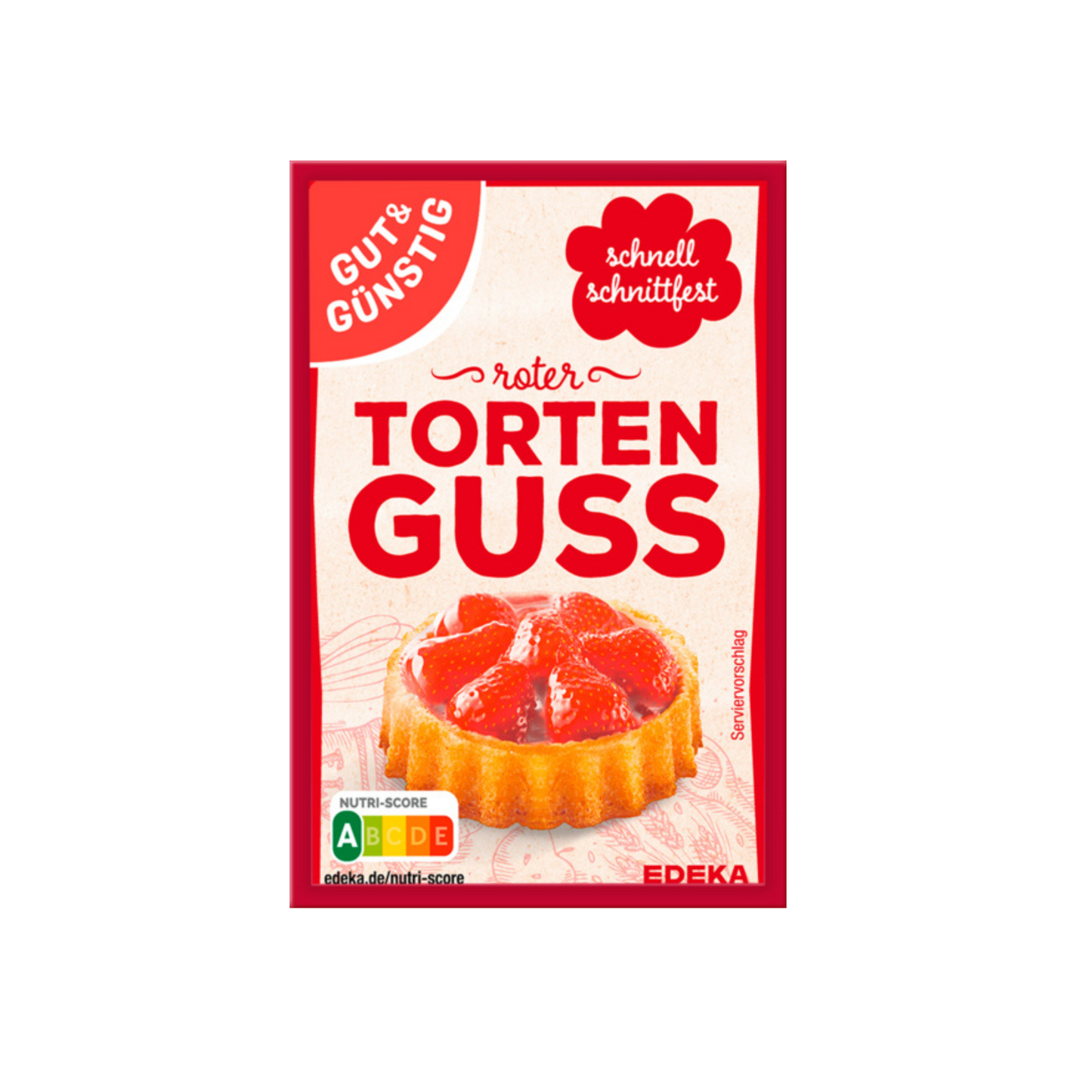 GUT&GÜNSTIG Tortenguss rot für 6x250ml