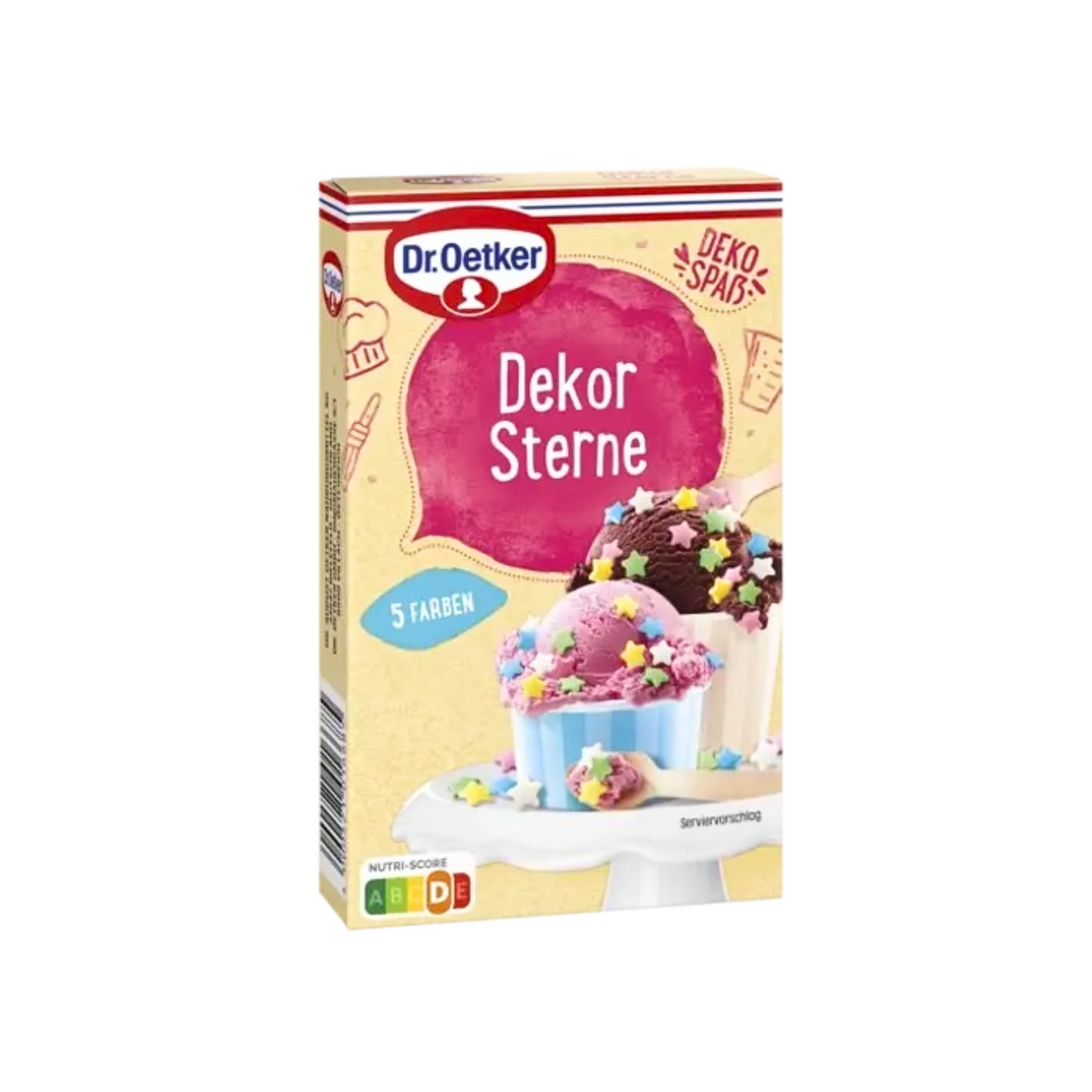 Dr.Oetker Dekor Sterne 60g
