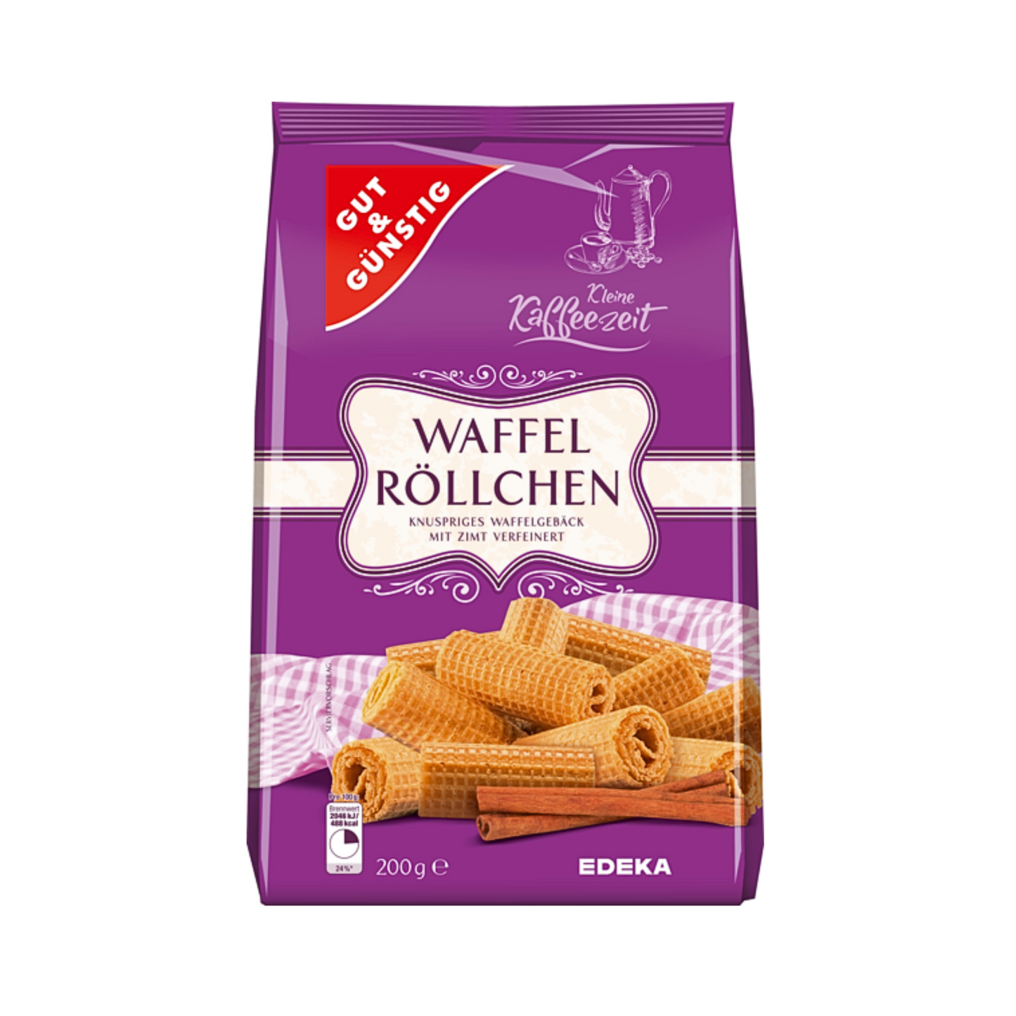 GUT&GÜNSTIG Waffelröllchen 200g