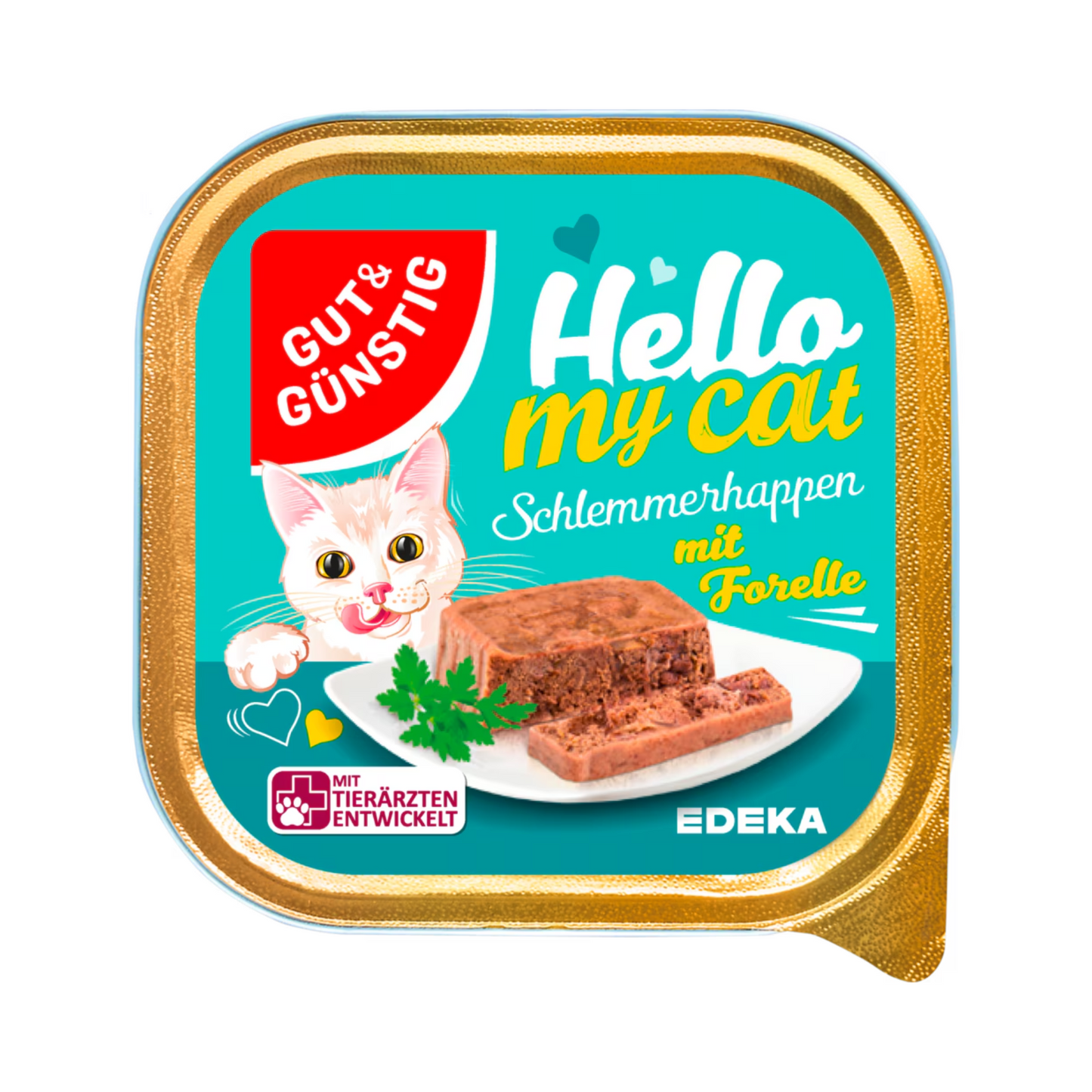 GUT&GÜNSTIG Schlemmerhappen mit Forelle 100g