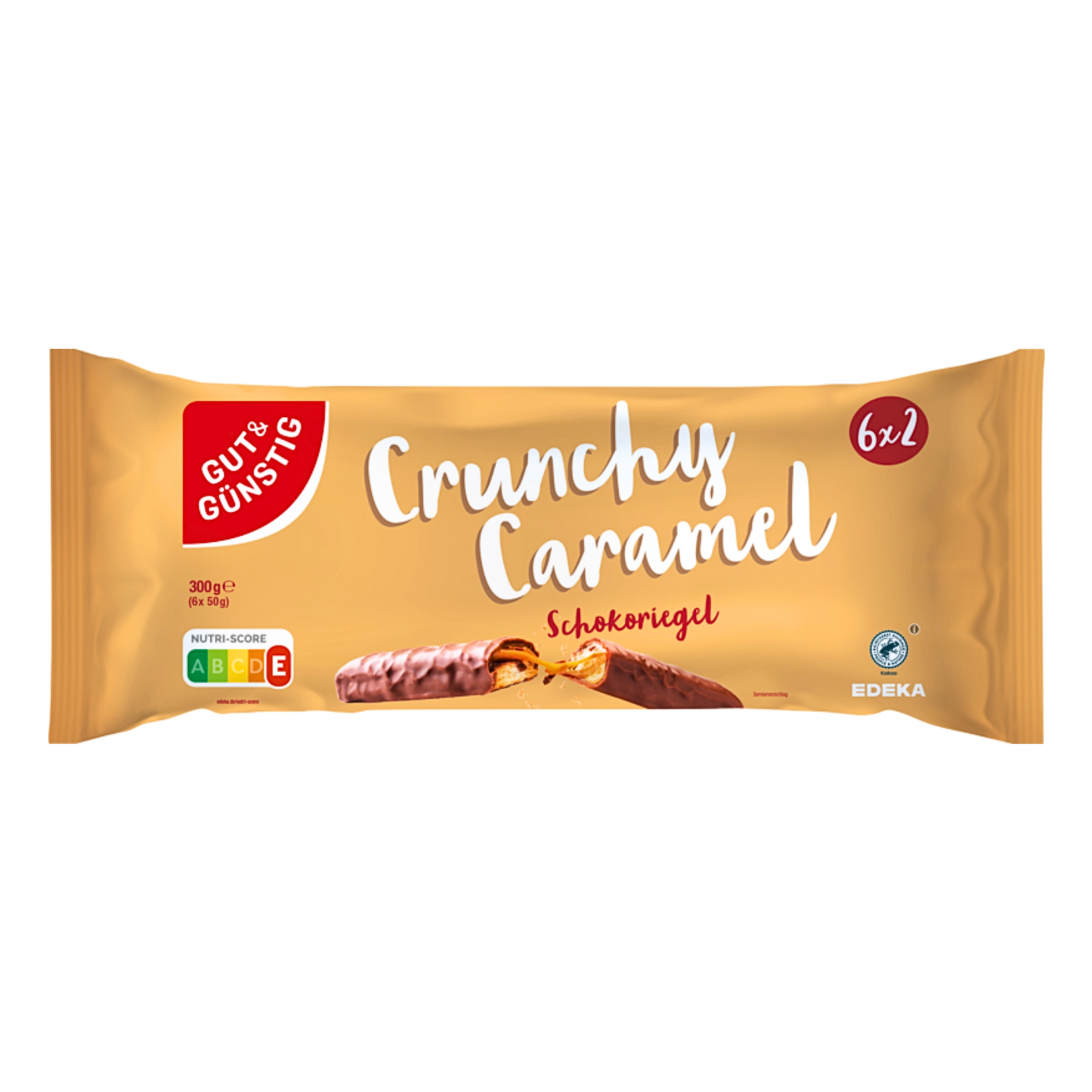 GUT&GÜNSTIG Multipack-Riegel Keks&Karamell 6x50g