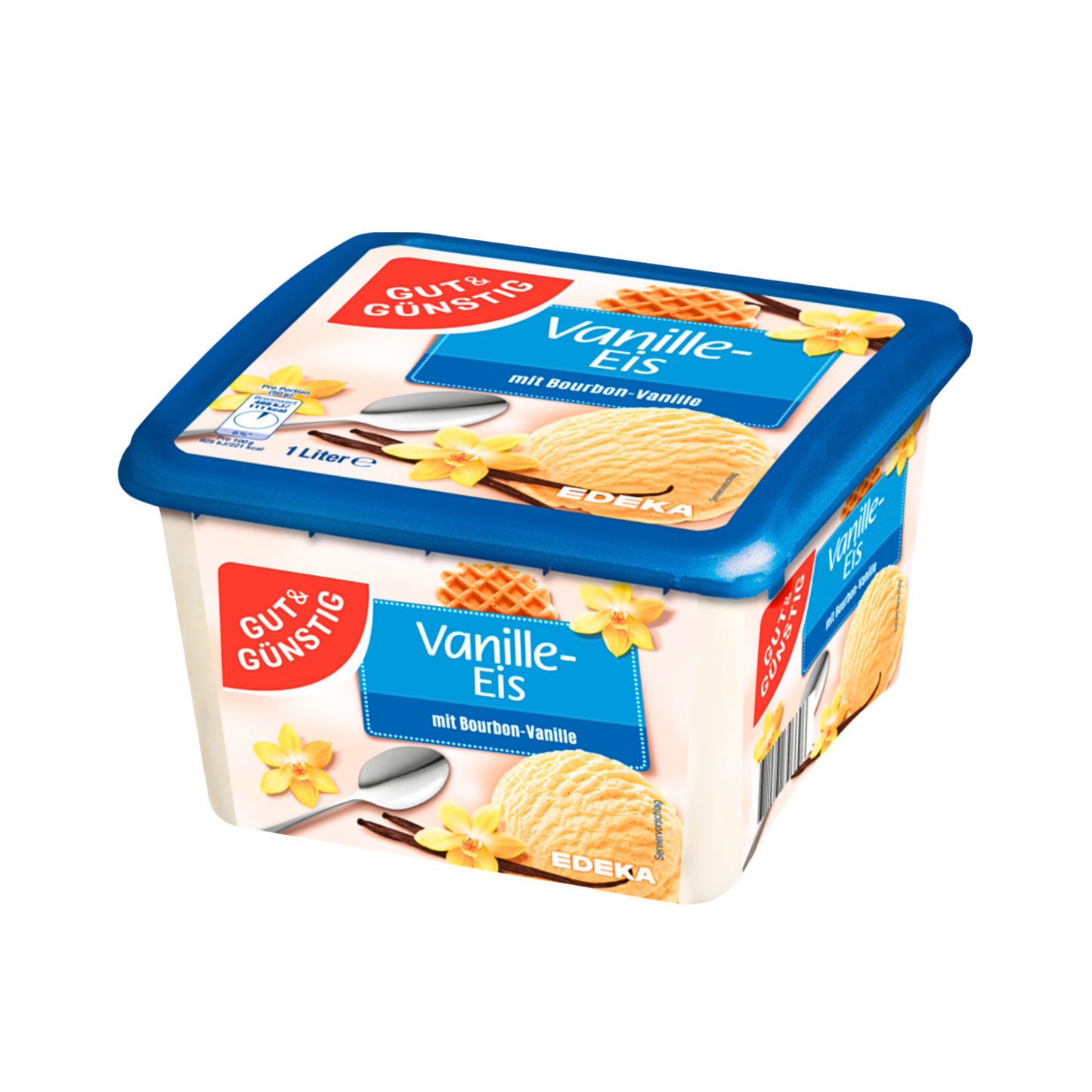 GUT&GÜNSTIG Vanille Eis mit Bourbonvanille 1l