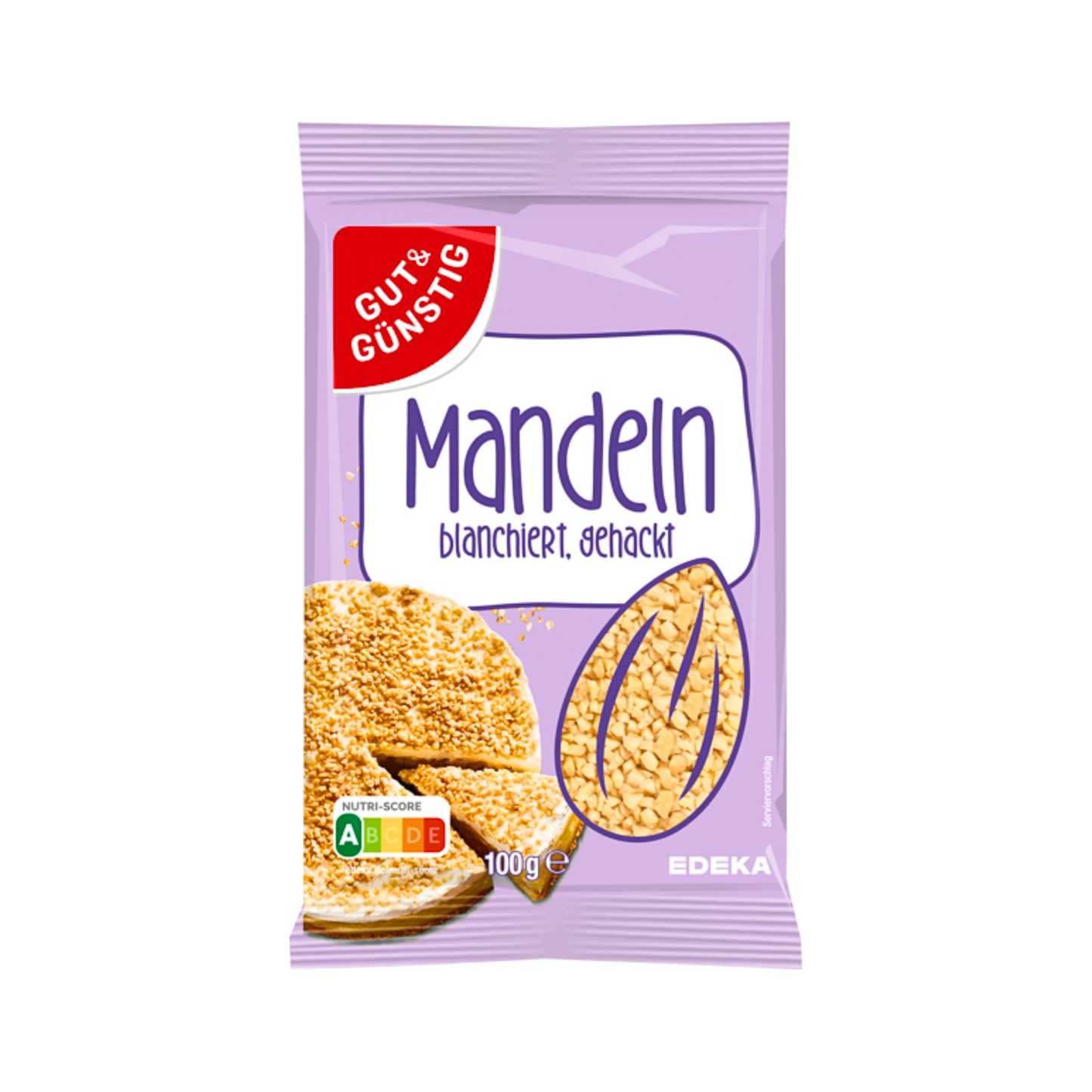 GUT&GÜNSTIG Mandeln gehackt 100g