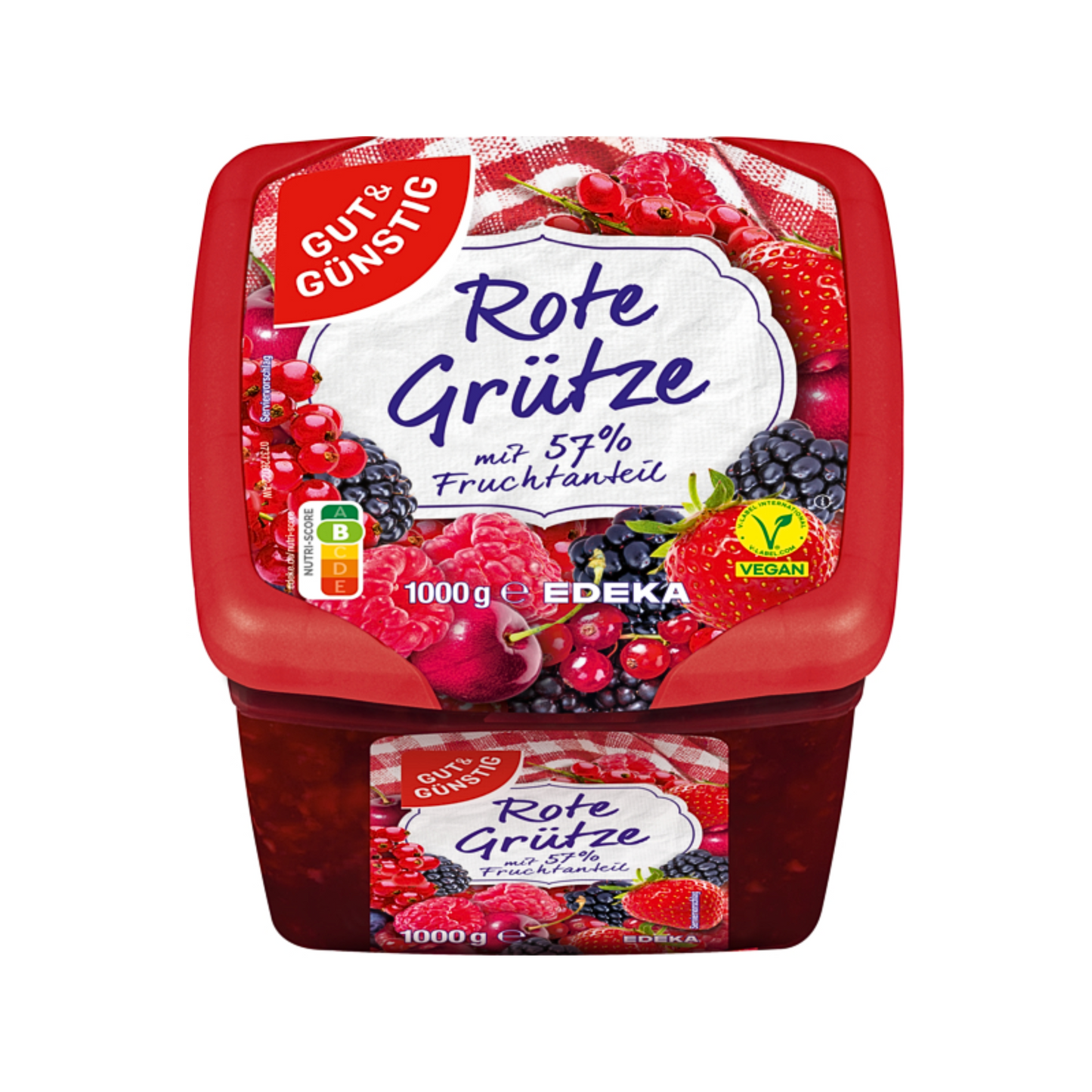 GUT&GÜNSTIG Rote Grütze 1000g