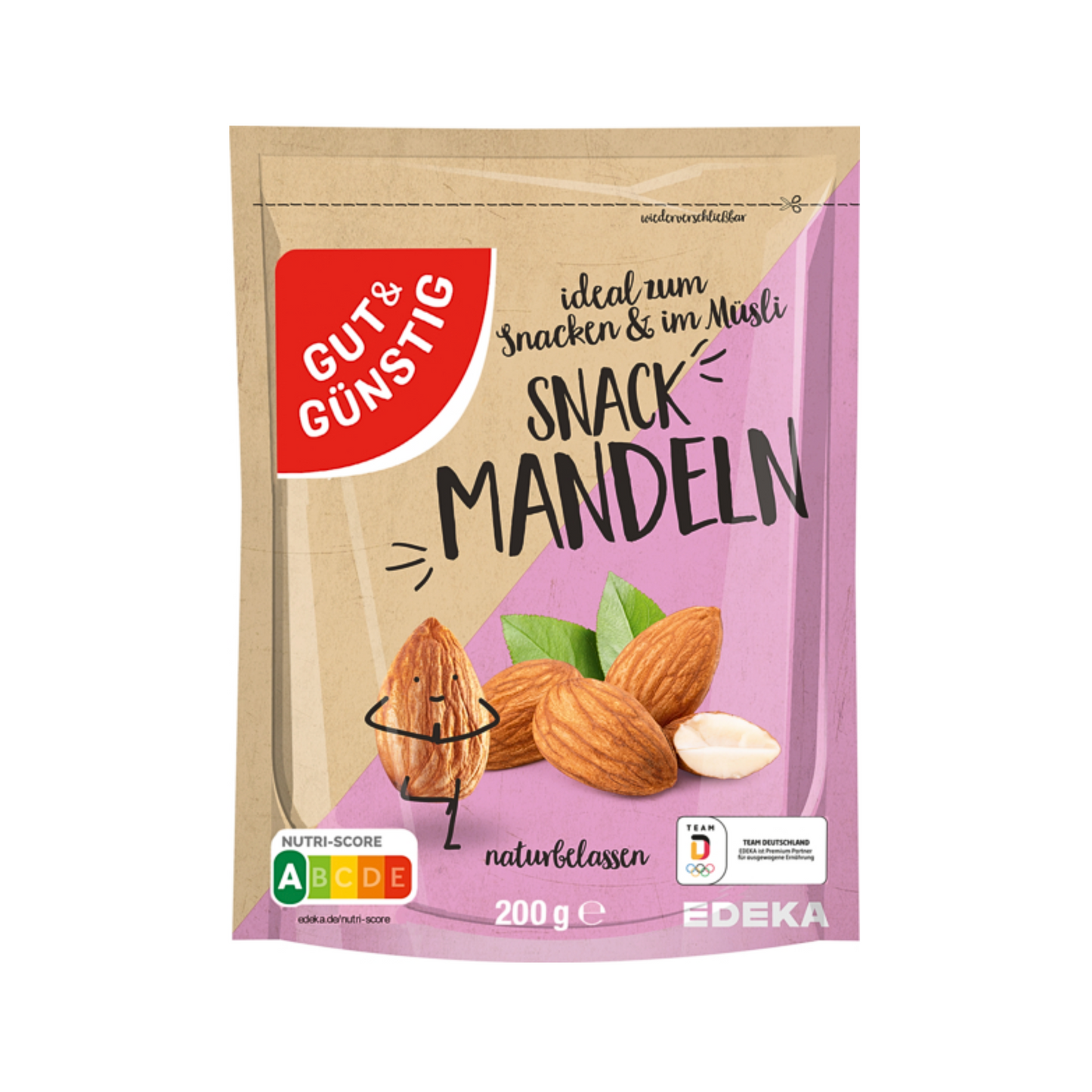 GUT&GÜNSTIG Snack Mandeln 200g