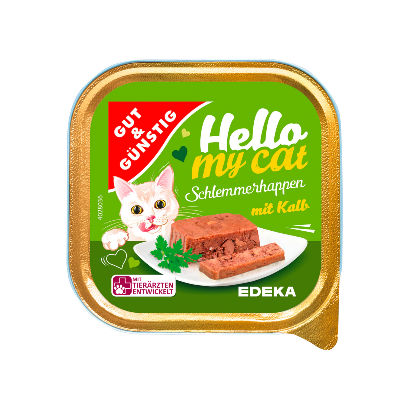 GUT&GÜNSTIG Schlemmerhappen mit Kalb 100g