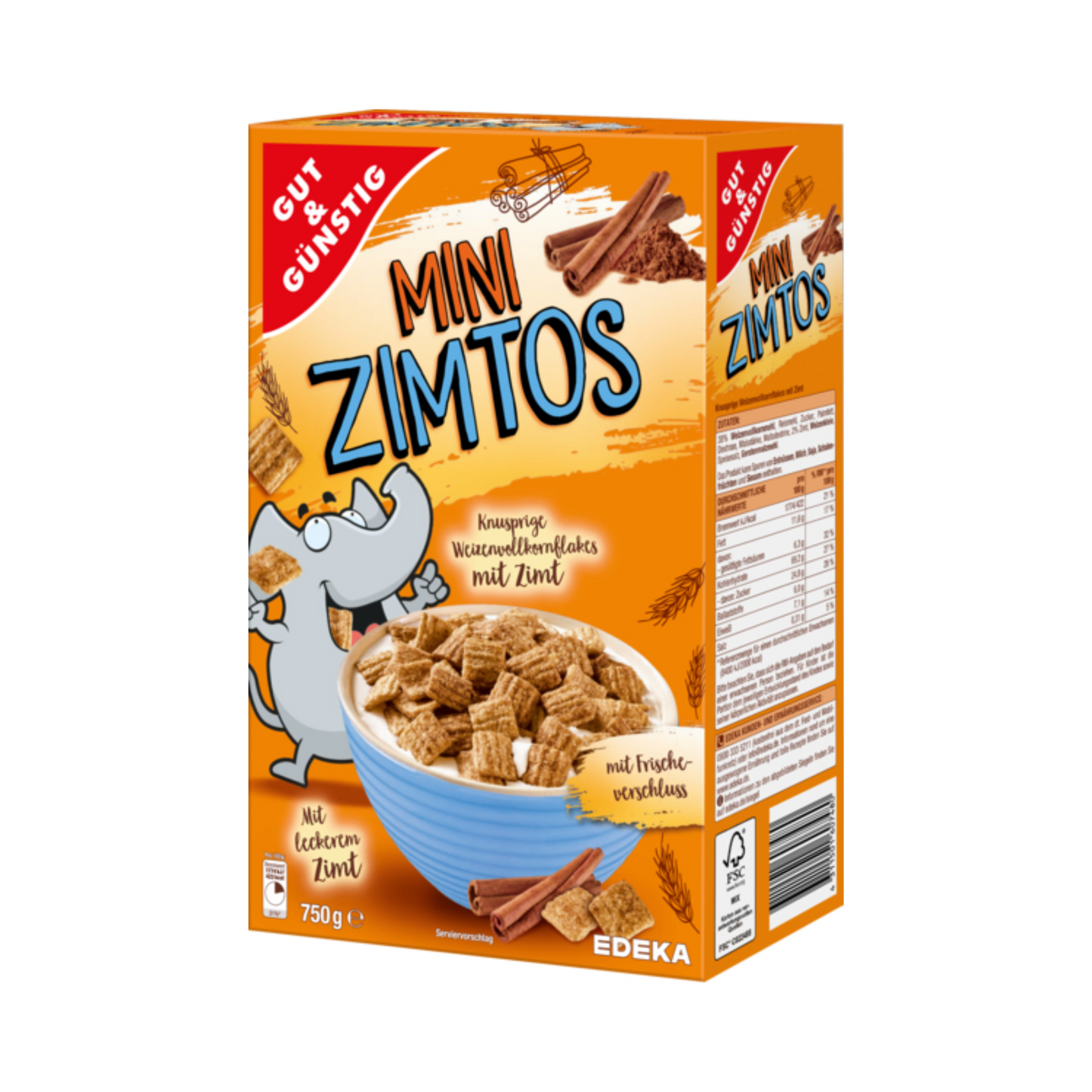 GUT&GÜNSTIG Mini Zimtos 750g