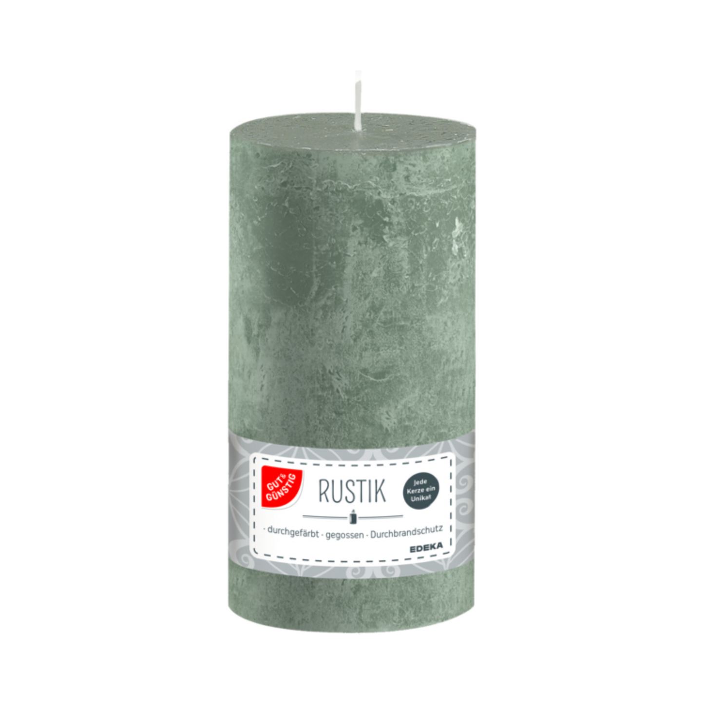 GUT&GÜNSTIG Rustikstumpe salbeigrün 16x7cm