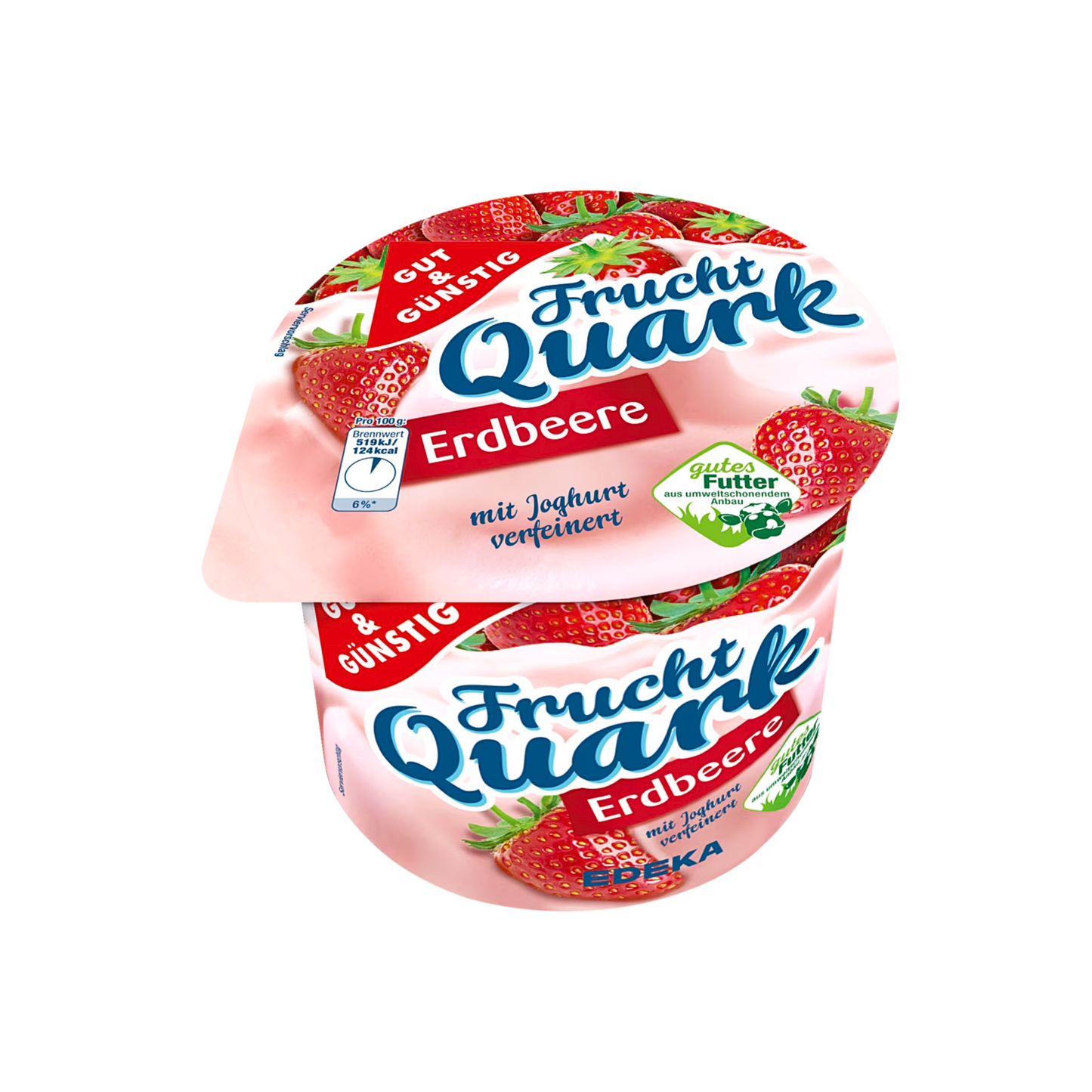 GUT&GÜNSTIG Quarkiger Genuss Erdbeere 500g