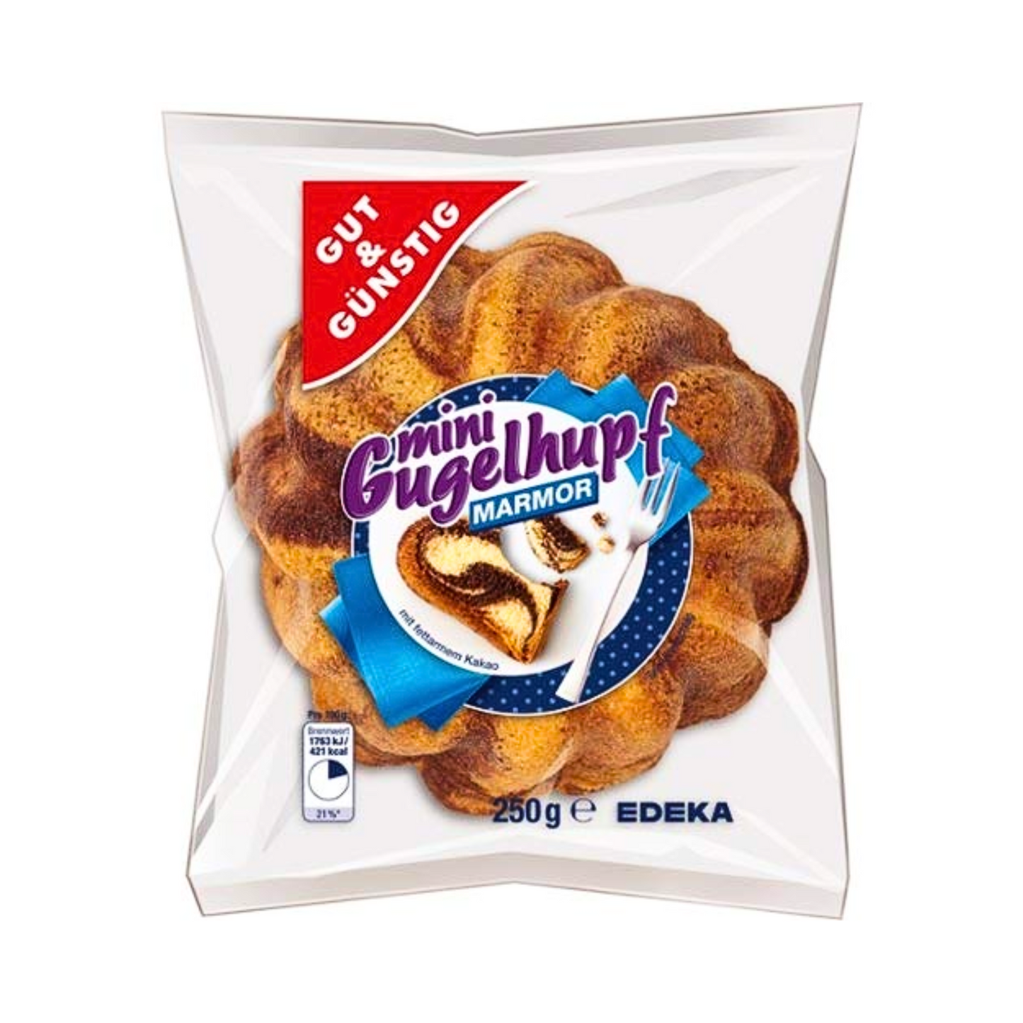 GUT&GÜNSTIG Mini Gugelhupf Marmor 250g