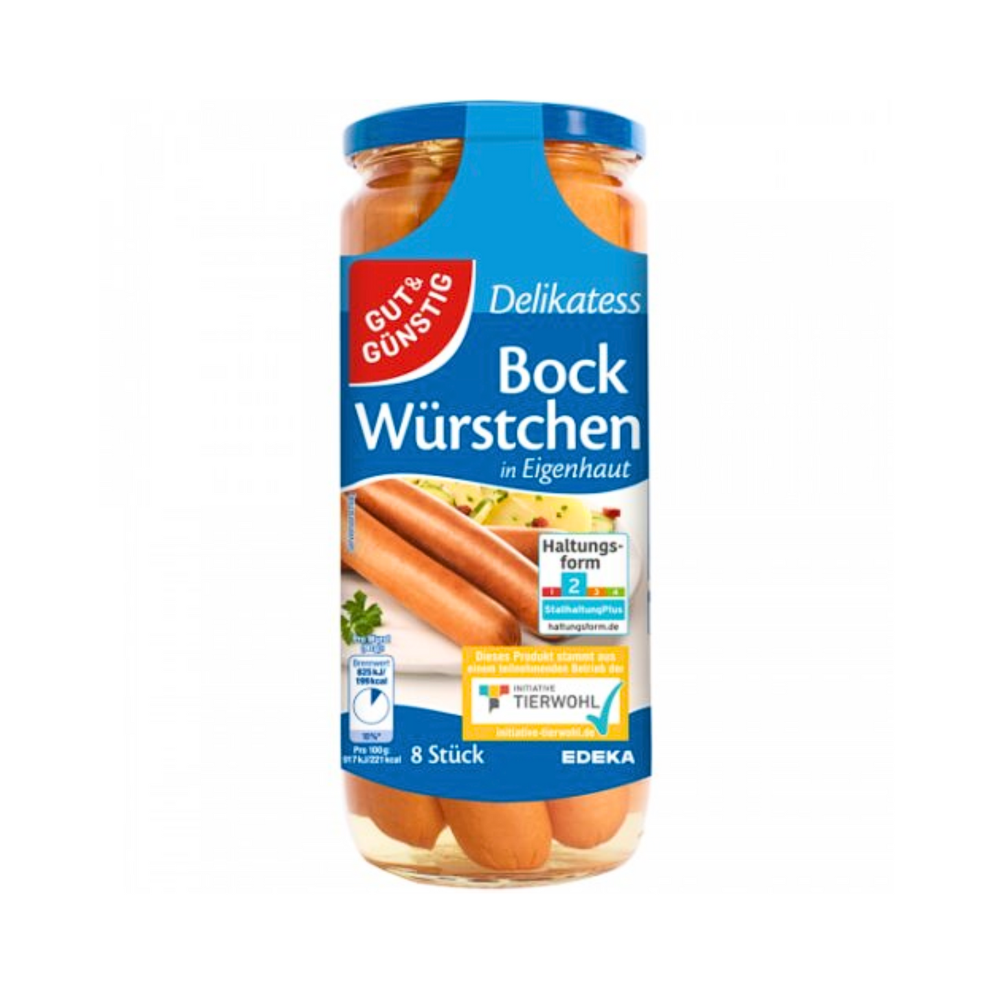 GUT&GÜNSTIG Bockwürstchen 8ST 1kg ITW