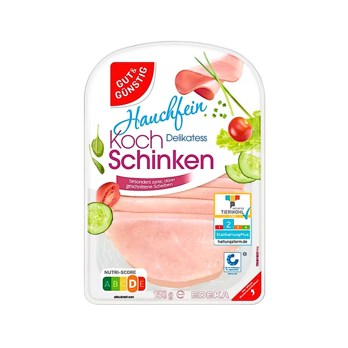 GUT&GÜNSTIG Kochschinken hauchfein 150g QS ITW