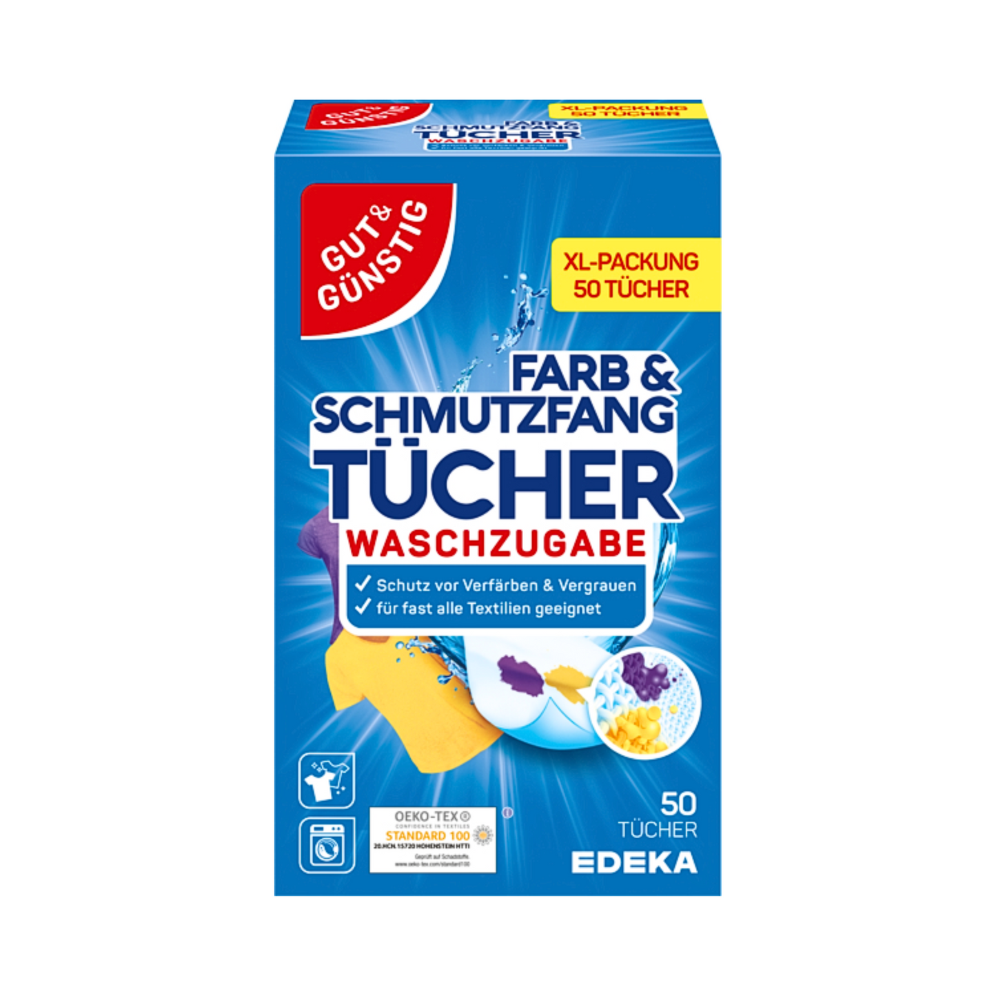 GUT&GÜNSTIG Farb-und Schmutzfangtücher 50ST