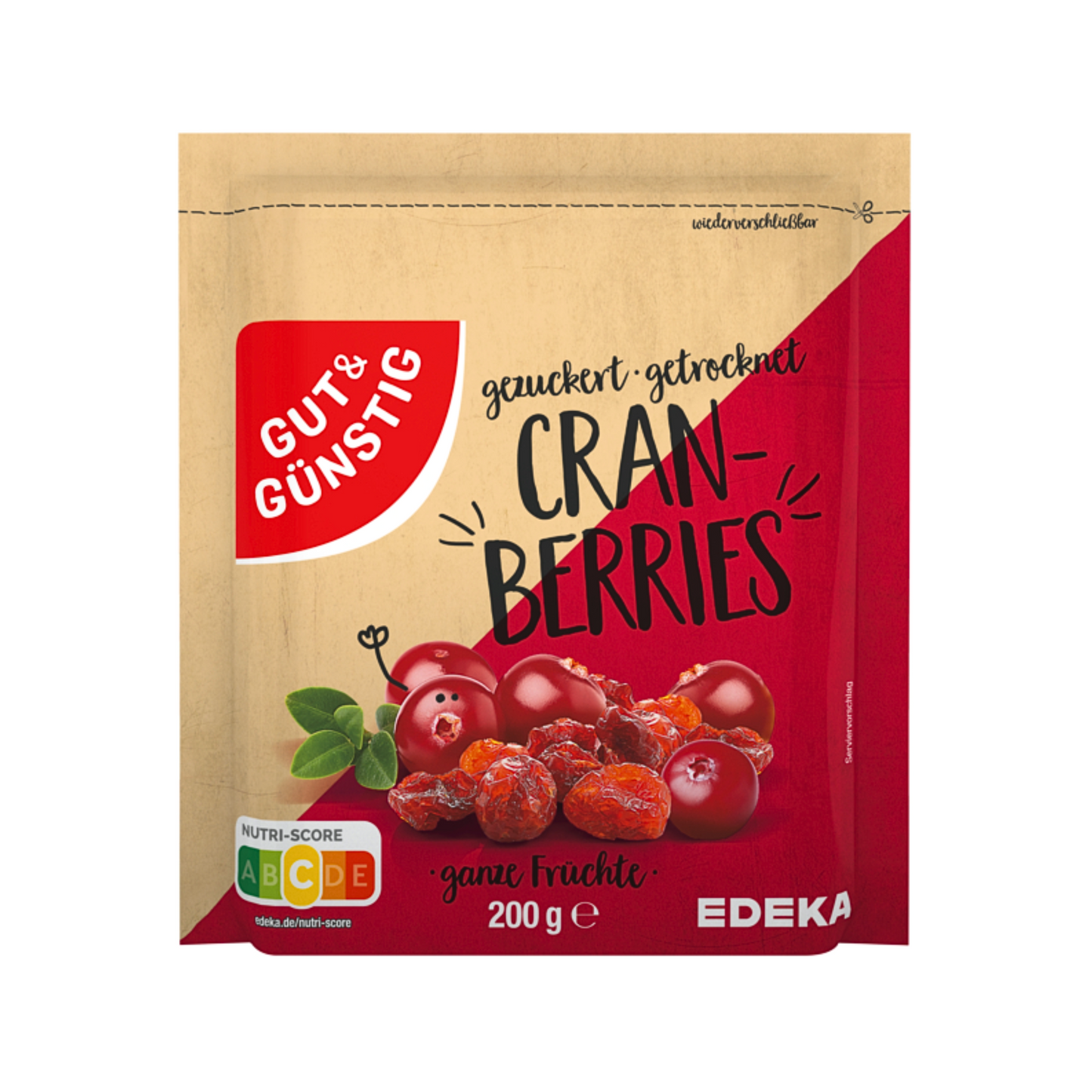 GUT&GÜNSTIG Cranberries 200g