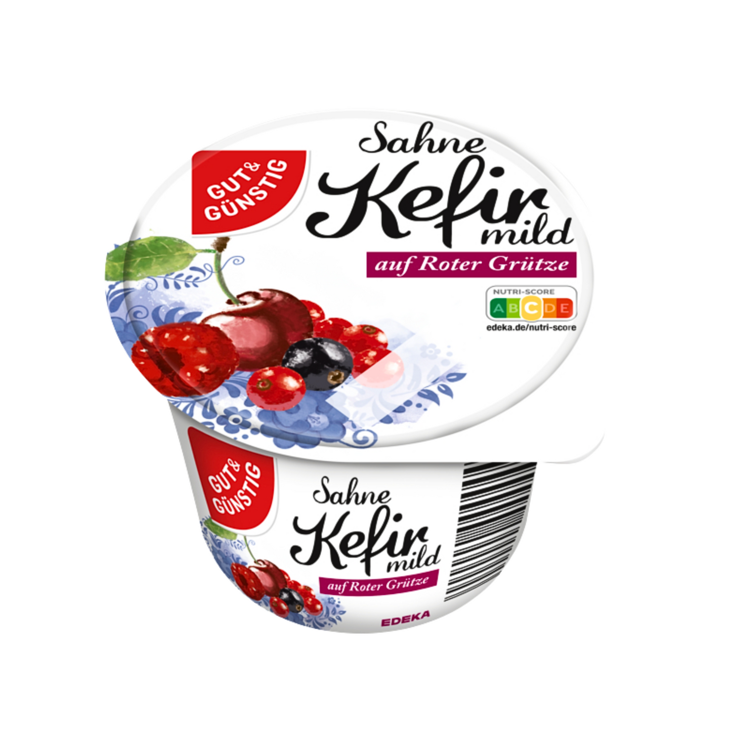 GUT&GÜNSTIG Sahnekefir rote Grütze 250g