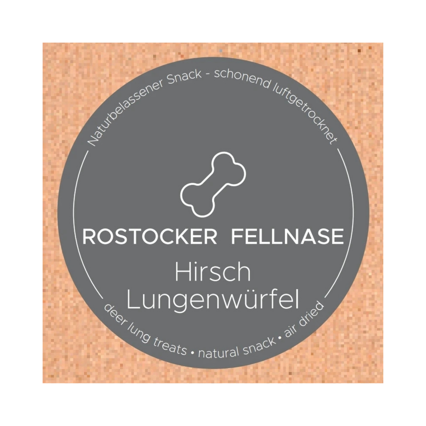 Rostocker Fellnase Hirsch Lungenwürfel 200g