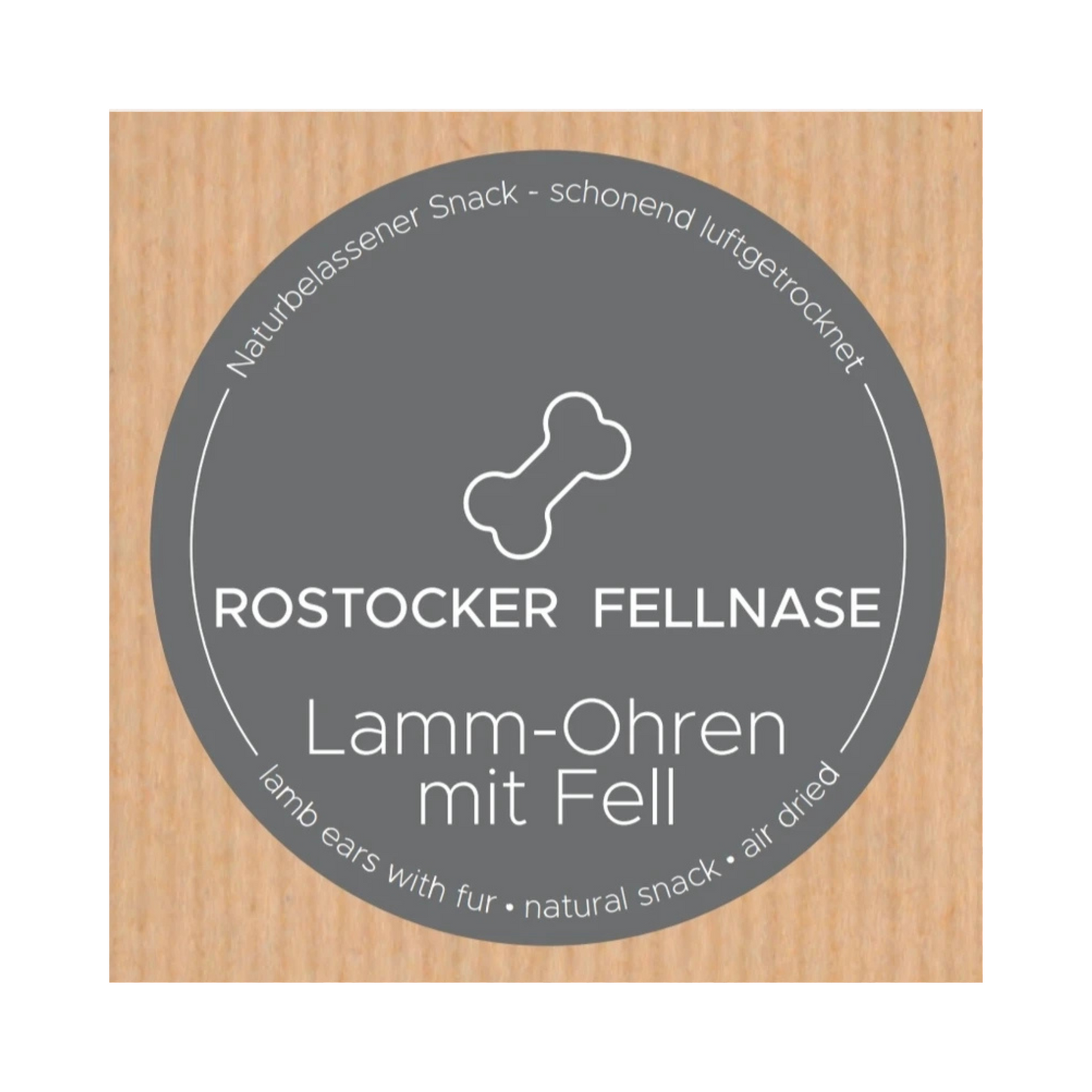 Rostocker Fellnase Lamm Ohren mit Fell 200g