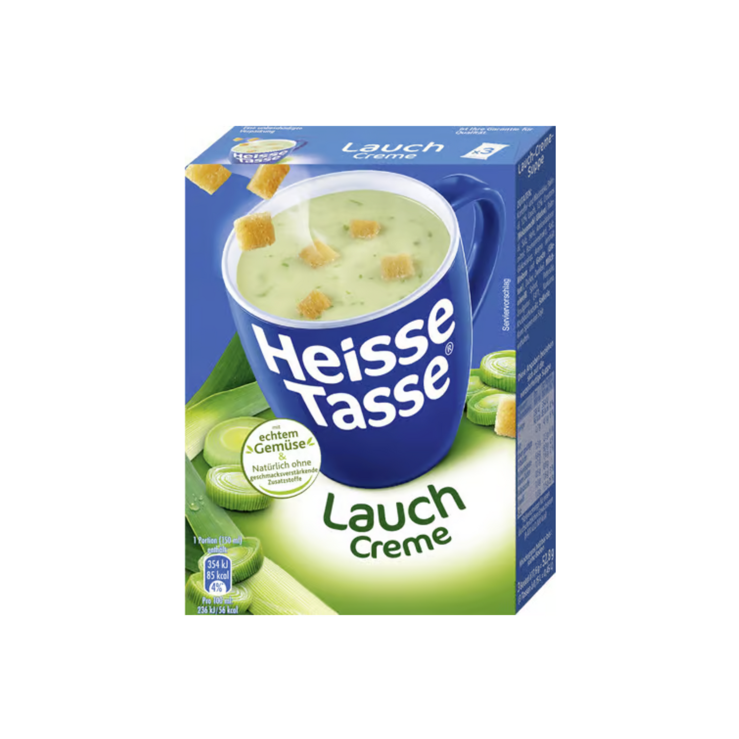 Heisse Tasse Lauch Creme für 600ml 74,4g