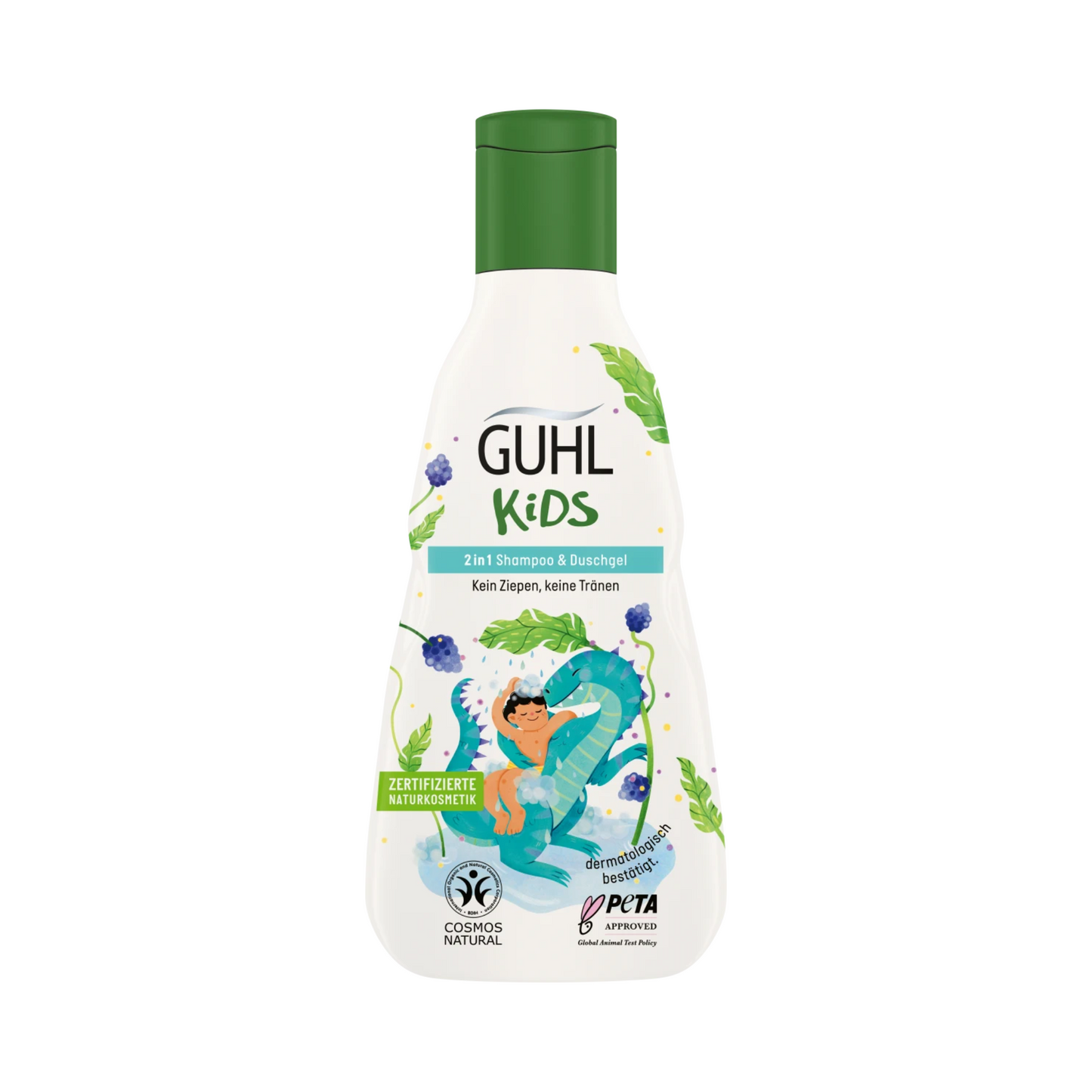 Guhl Kids 2in1 Shampoo, Duschgel Brombeerextrakt 250ml