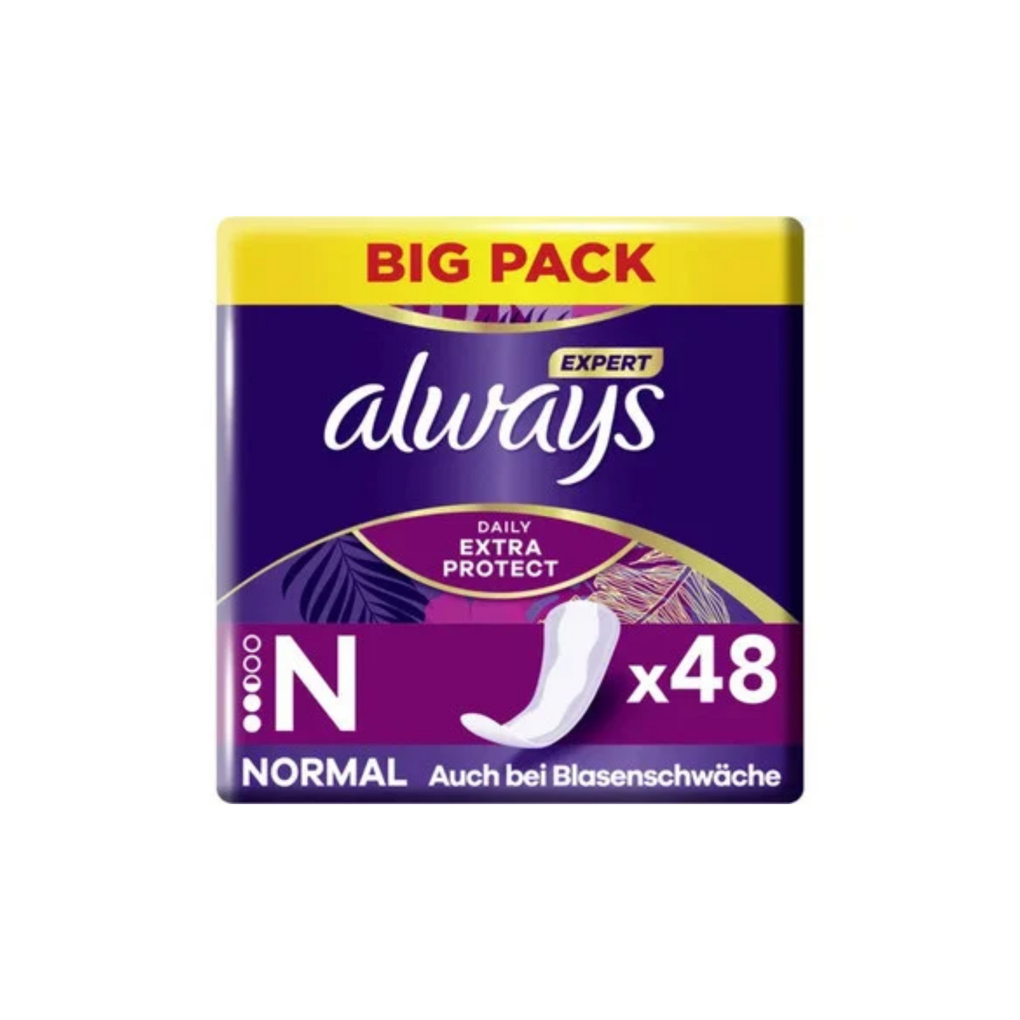 Always Expert Daily Protect Normal Slipeinlagen mit leichtem Duft Big Pack 48ST