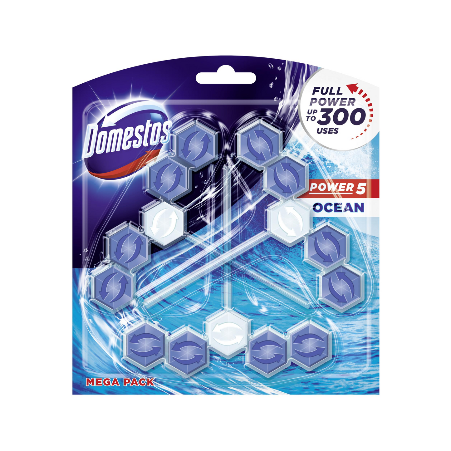 Domestos WC-Stein Power 5 Ocean 3x50g