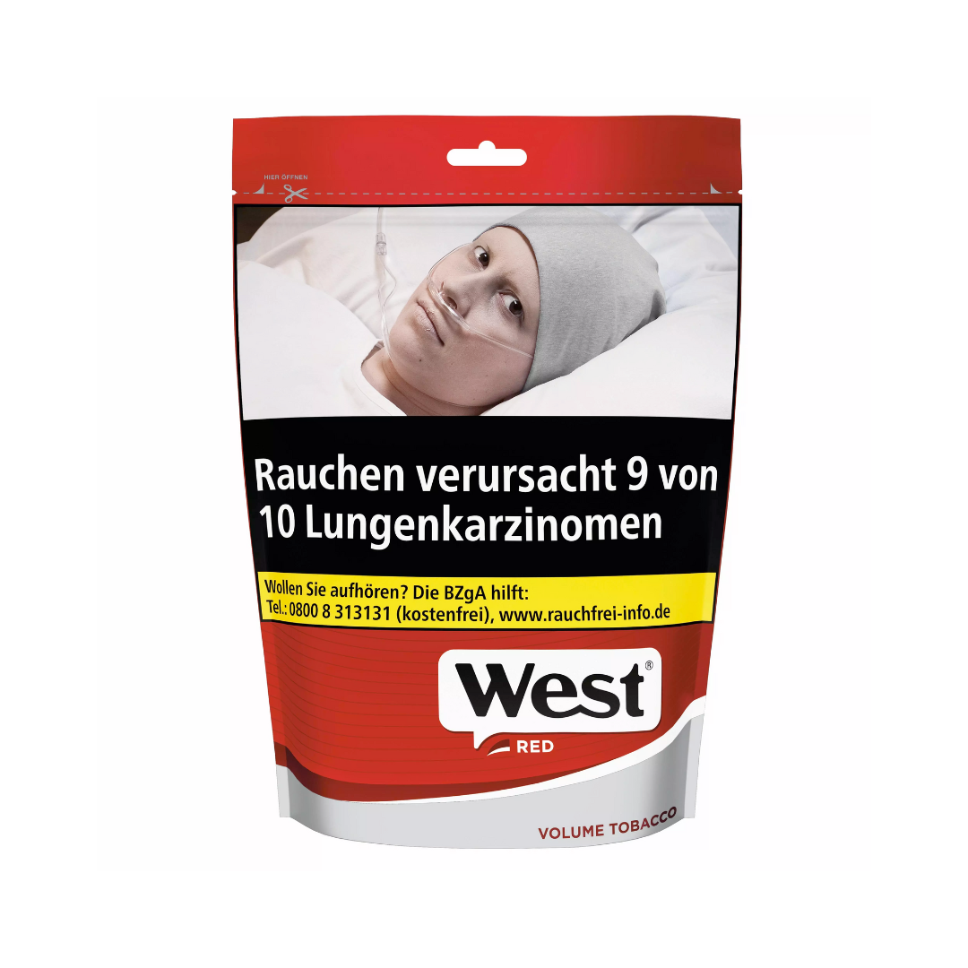West Red Volume Tobacco Beutel 100g 29,95