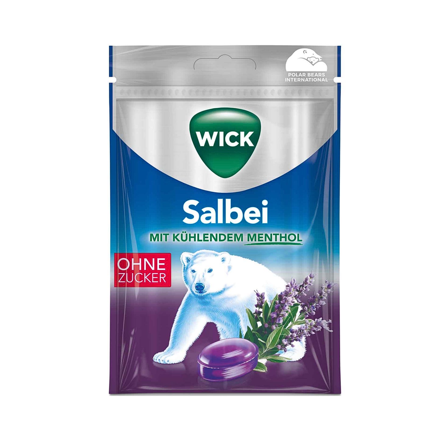 Wick Salbei ohne Zucker 72g