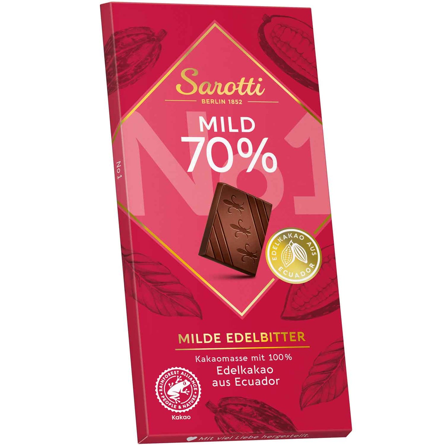 Sarotti No.1 Milde Edelbitter 70% 100g