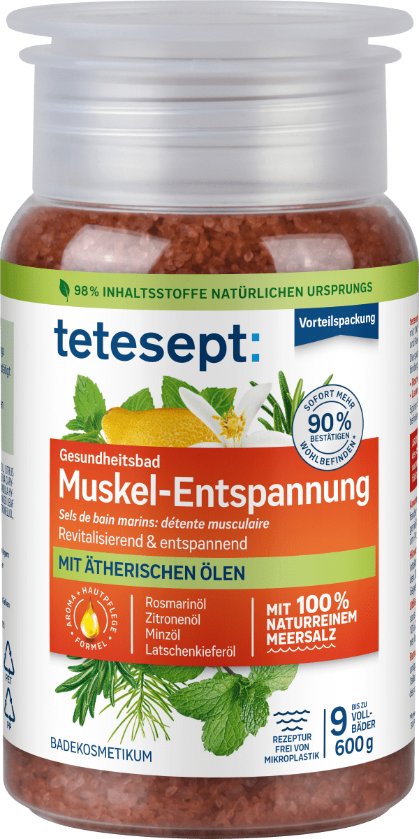 tetesept Meeressalz Muskel-Entspannung 600g