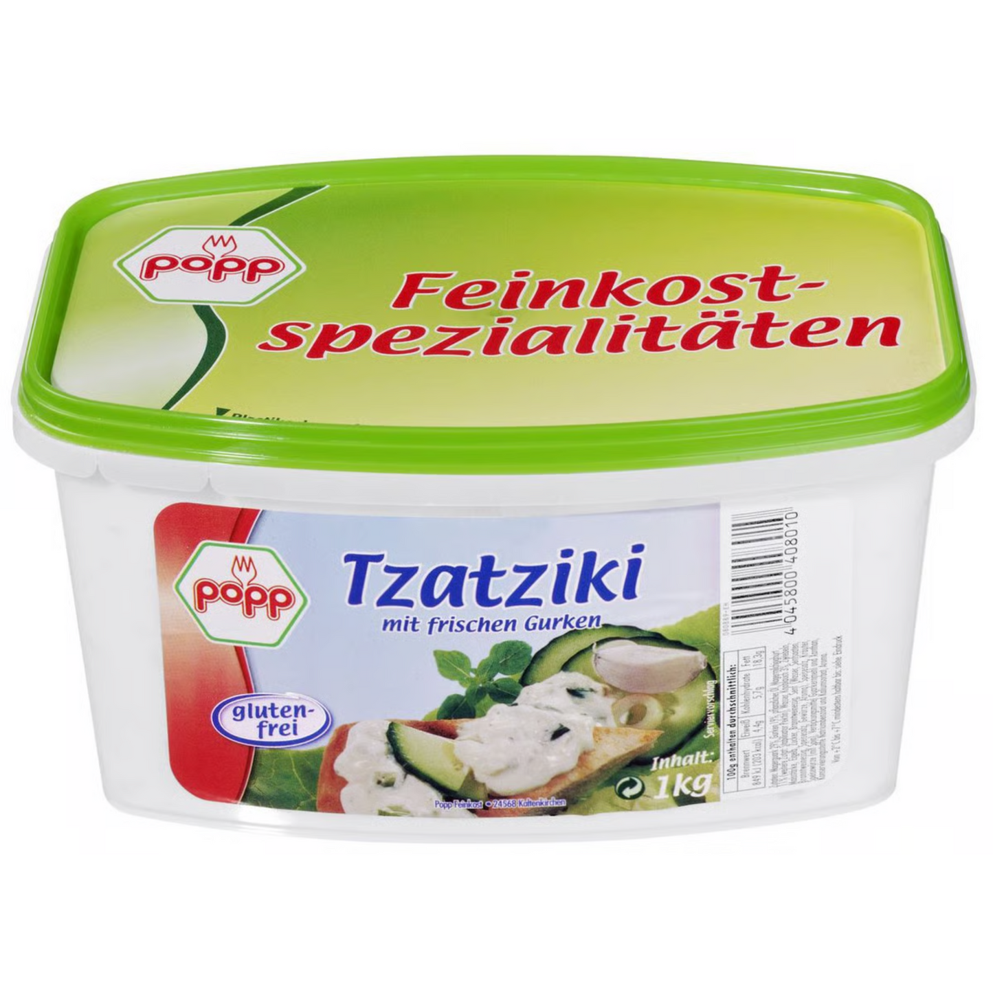 Popp Tzatziki         Dose 1kg