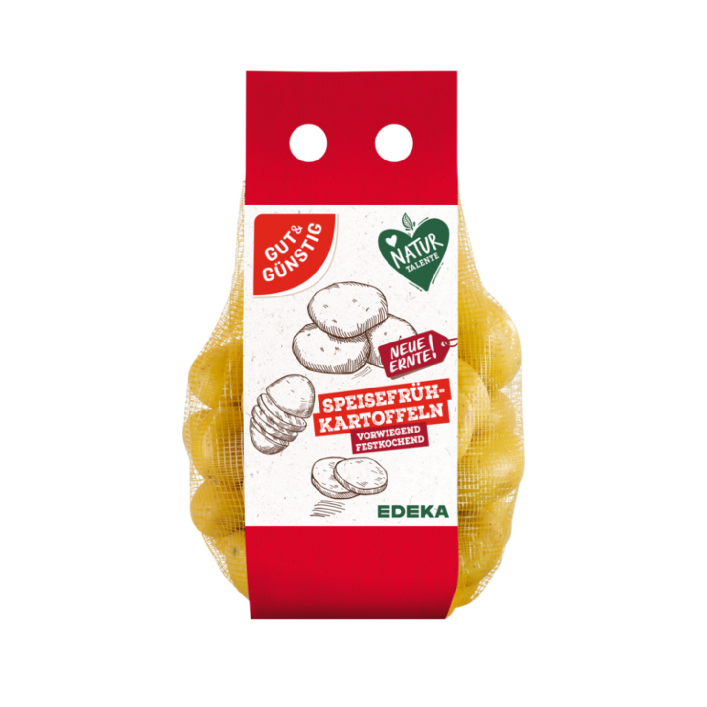 GUT&GÜNSTIG Frühkartoffeln vorwiegend festkochend Ägypten 2,5kg Girsac / Carry Fresh