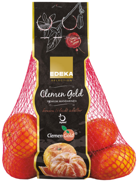 EDEKA SELECTION Clemengold Mandarinen behandelt, Apeel Spanien Klasse I 750g Girsac / Carry Fresh