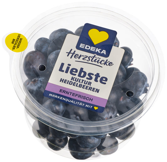 EDEKA Herzstücke Kulturheidelbeeren Marokko Klasse I 225g Becher